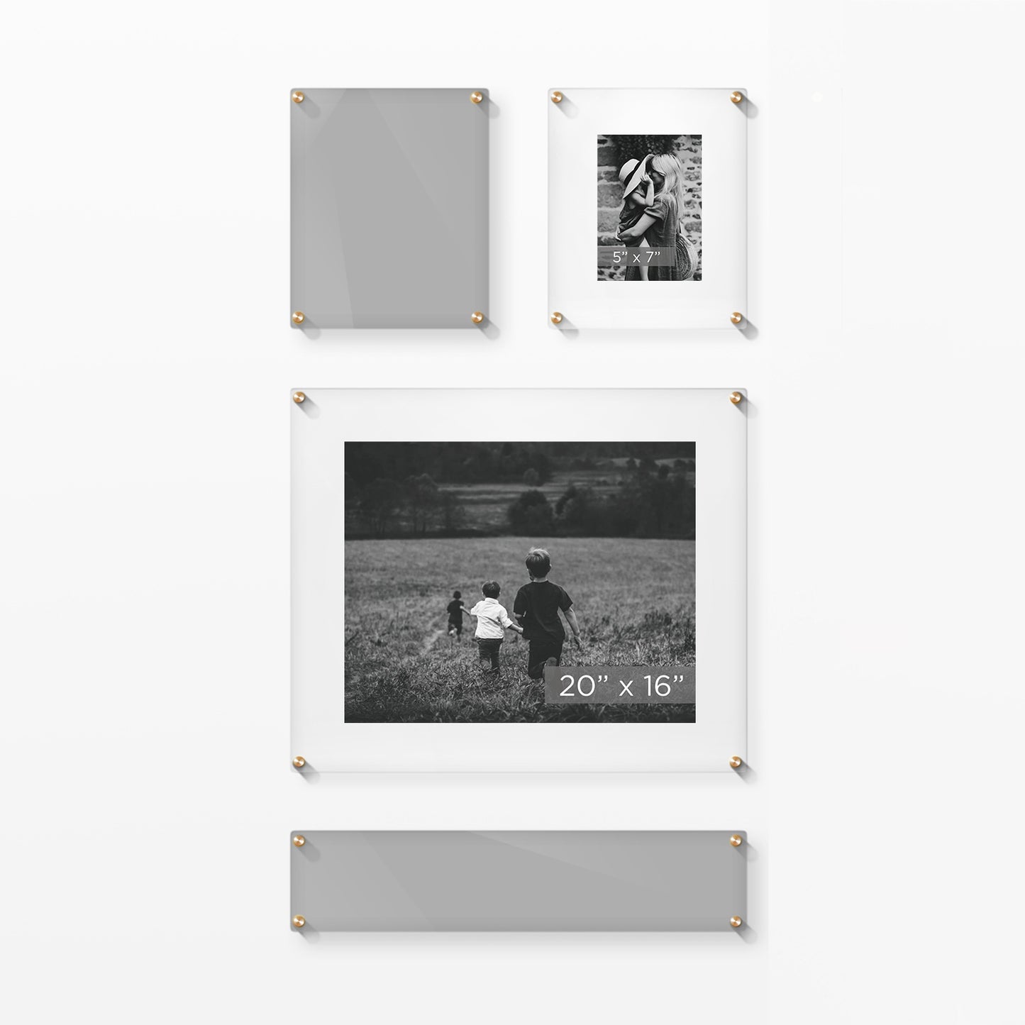 Mini Mondrian 23" Double Panel Wallscape | UV Grade