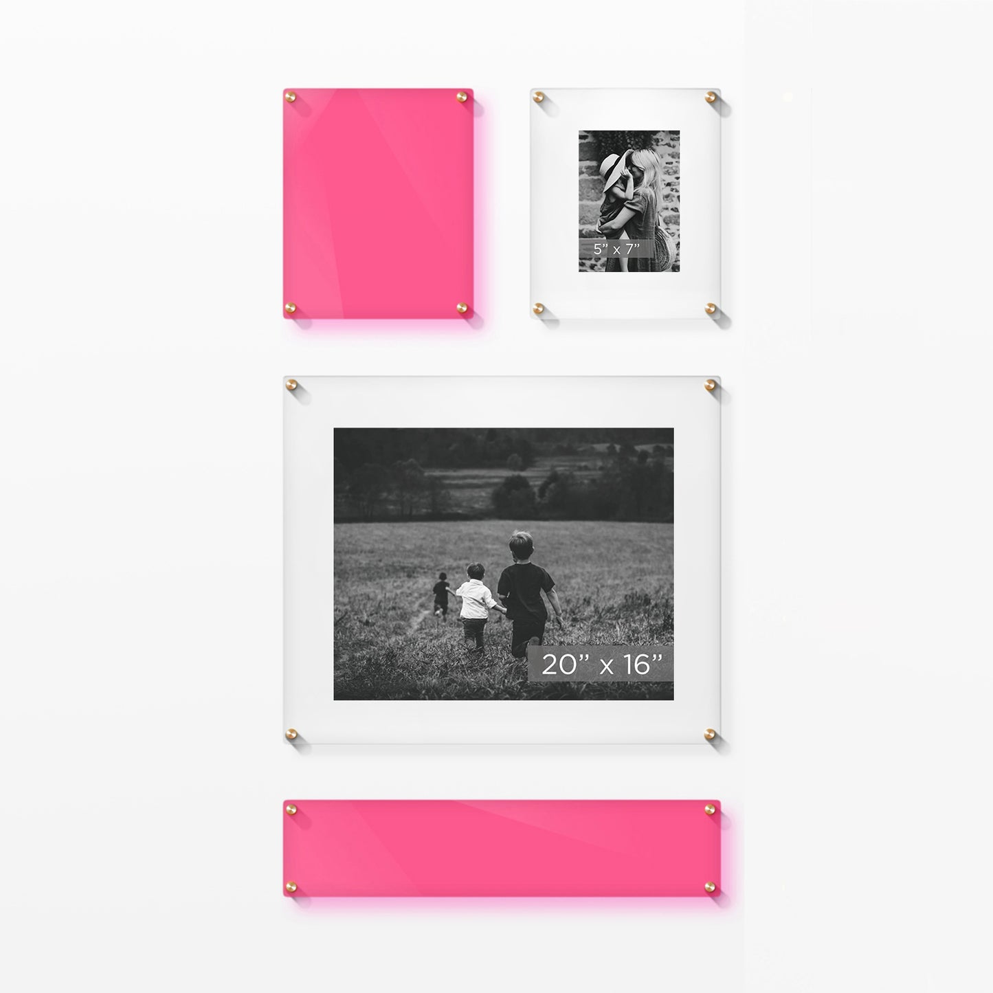 Mini Mondrian 23" Double Panel Wallscape | UV Grade