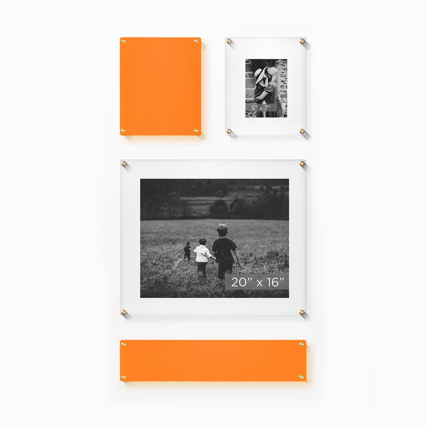 Mini Mondrian 23" Double Panel Wallscape | UV Grade