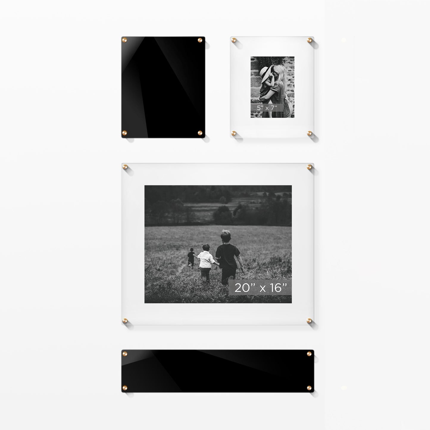 Mini Mondrian 23" Double Panel Wallscape | UV Grade