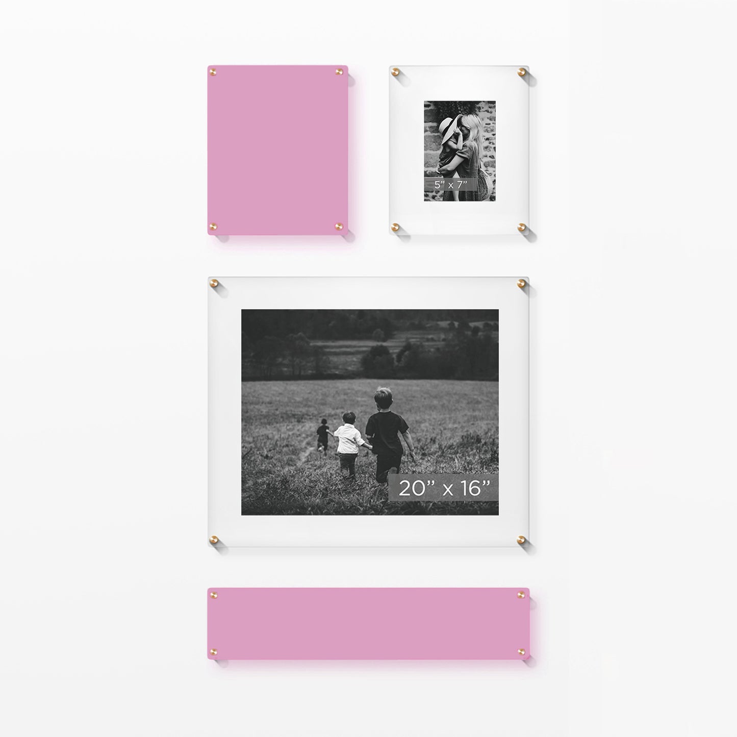 Mini Mondrian 23" Double Panel Wallscape | UV Grade