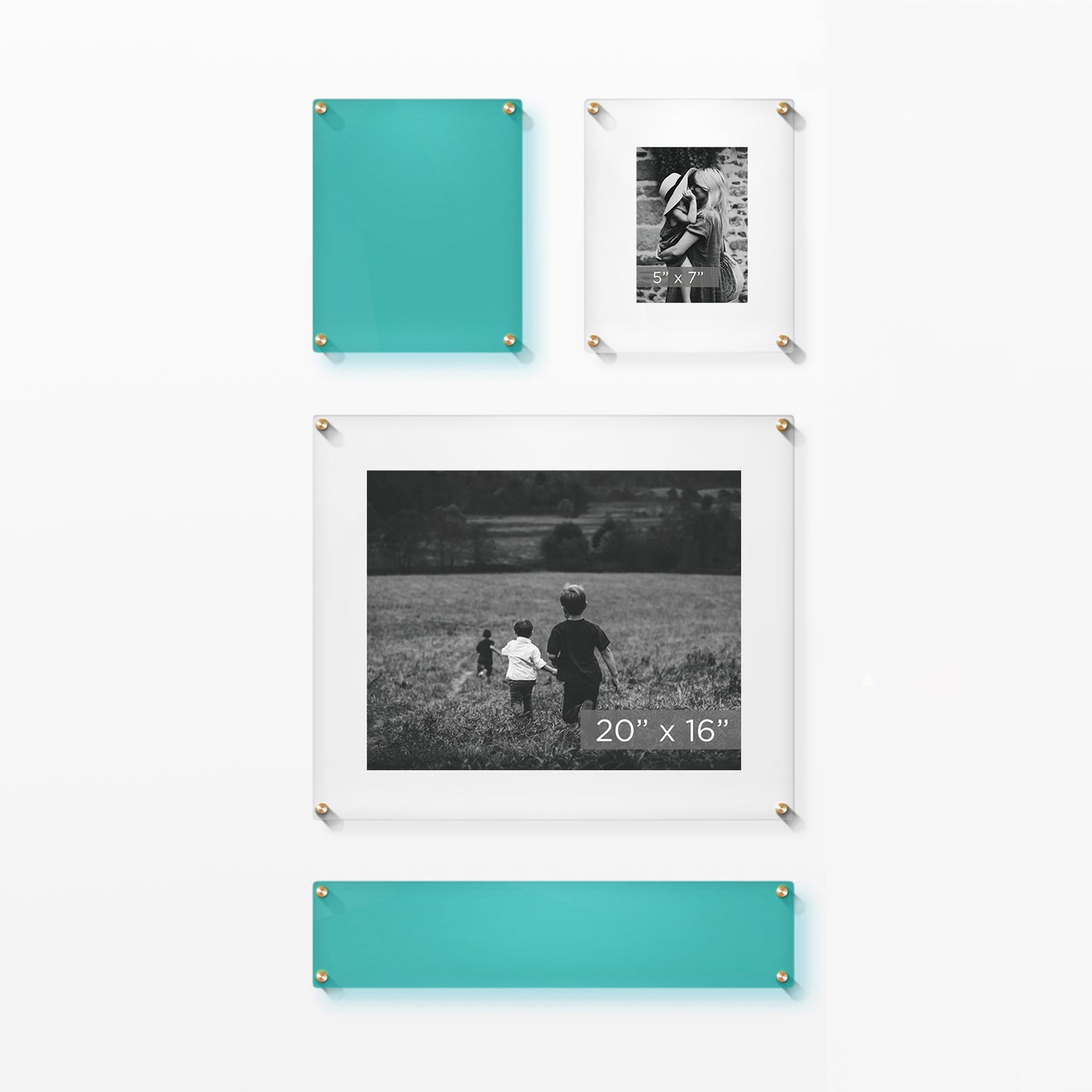 Mini Mondrian 23" Double Panel Wallscape | UV Grade