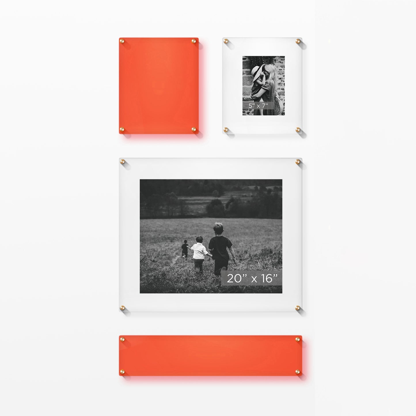 Mini Mondrian 23" Double Panel Wallscape | UV Grade