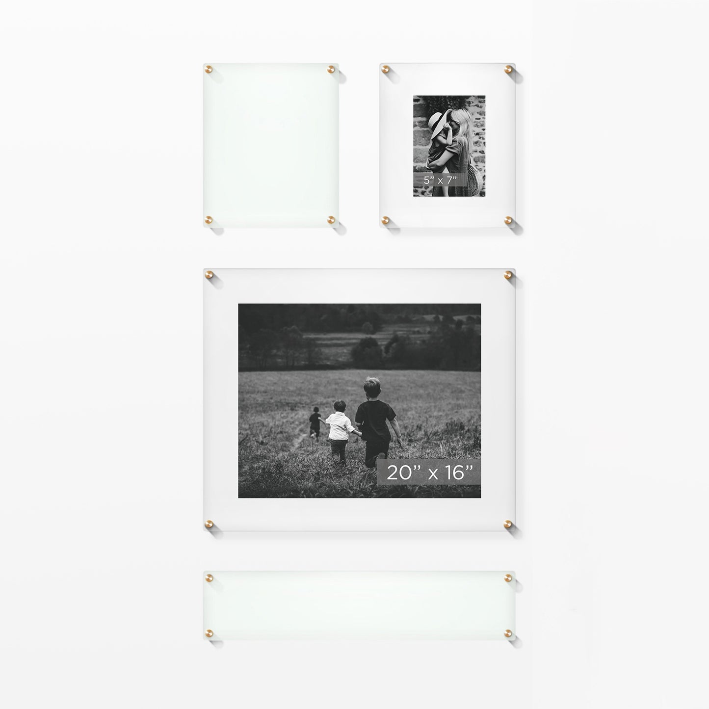 Mini Mondrian 23" Double Panel Wallscape | UV Grade