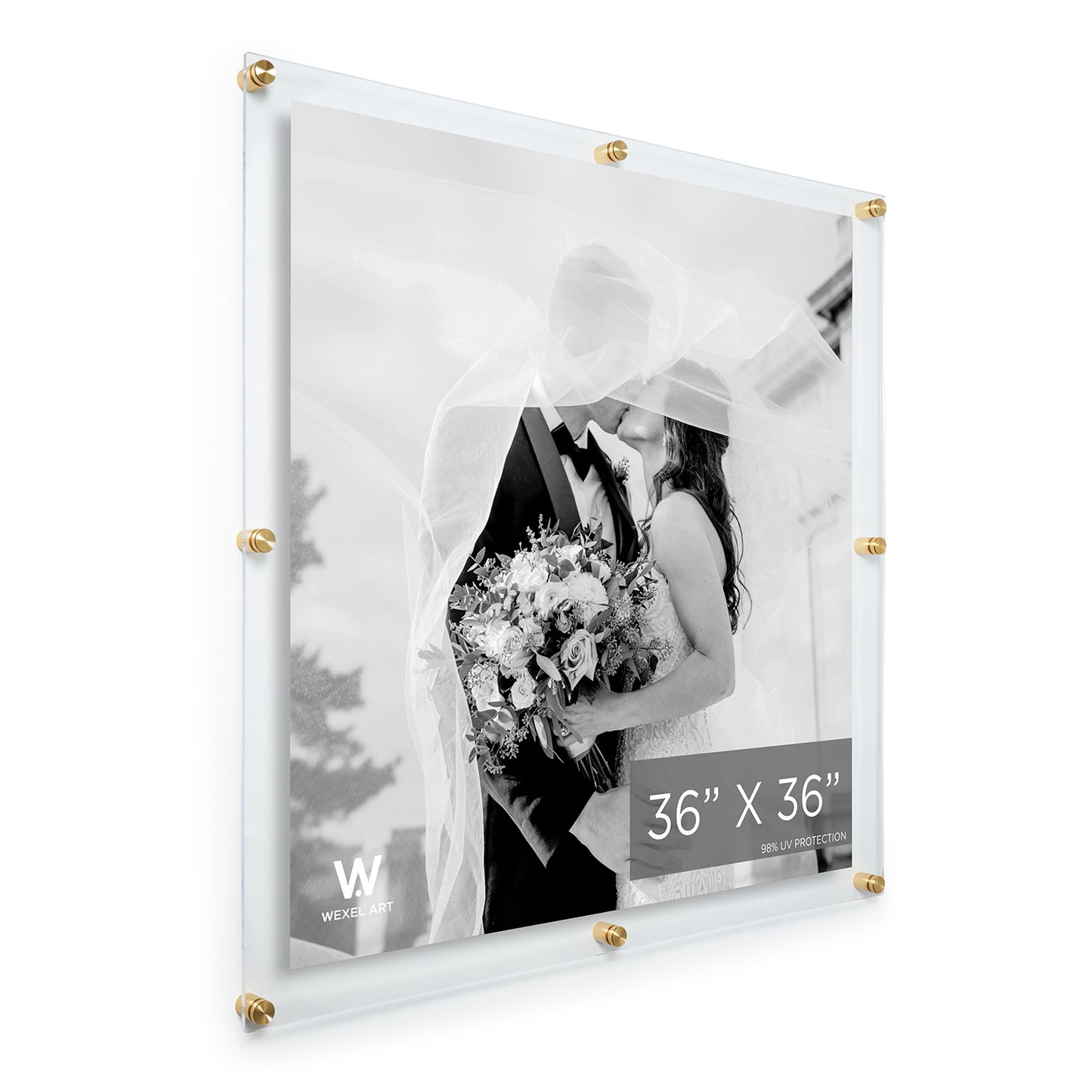 Double Panel Acrylic Floating Wall Frames | UV Grade