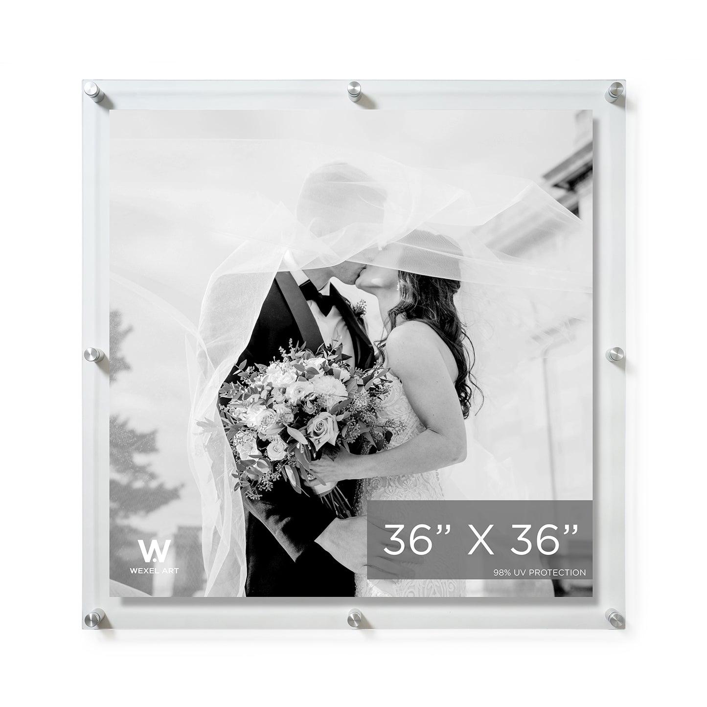 Double Panel Acrylic Floating Wall Frames | UV Grade