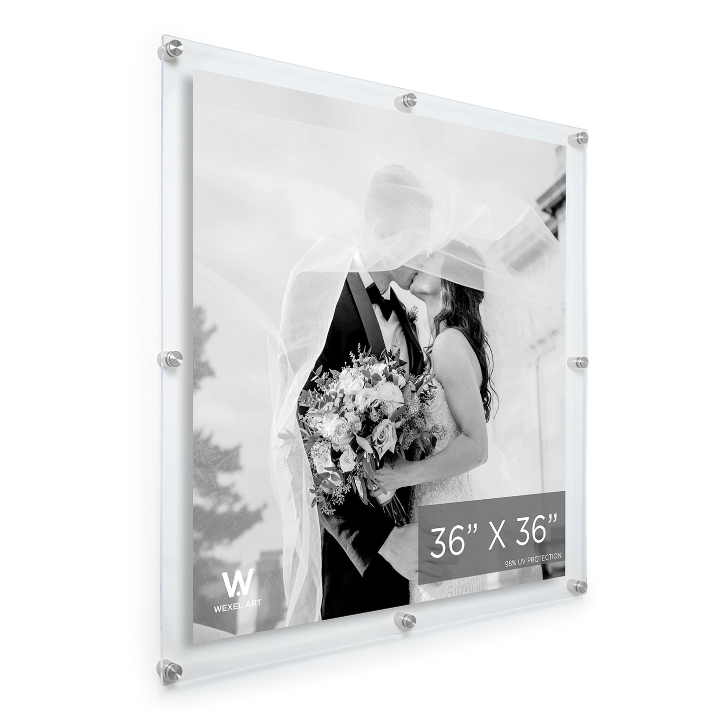 Double Panel Acrylic Floating Wall Frames | UV Grade
