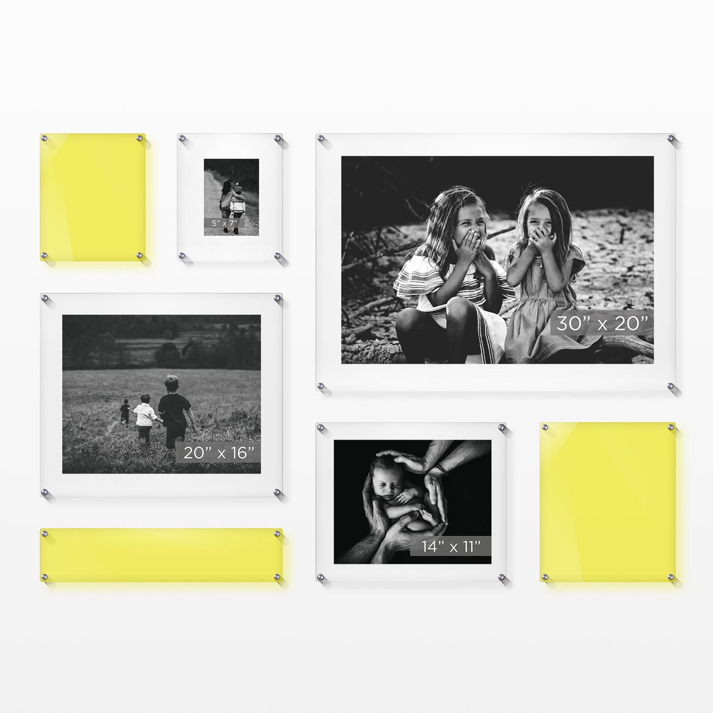 Mondrian 59" Double Panel Wallscape | UV Grade