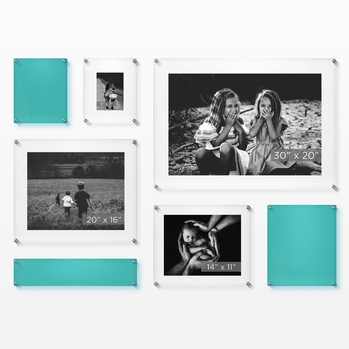 Mondrian 59" Double Panel Wallscape | UV Grade