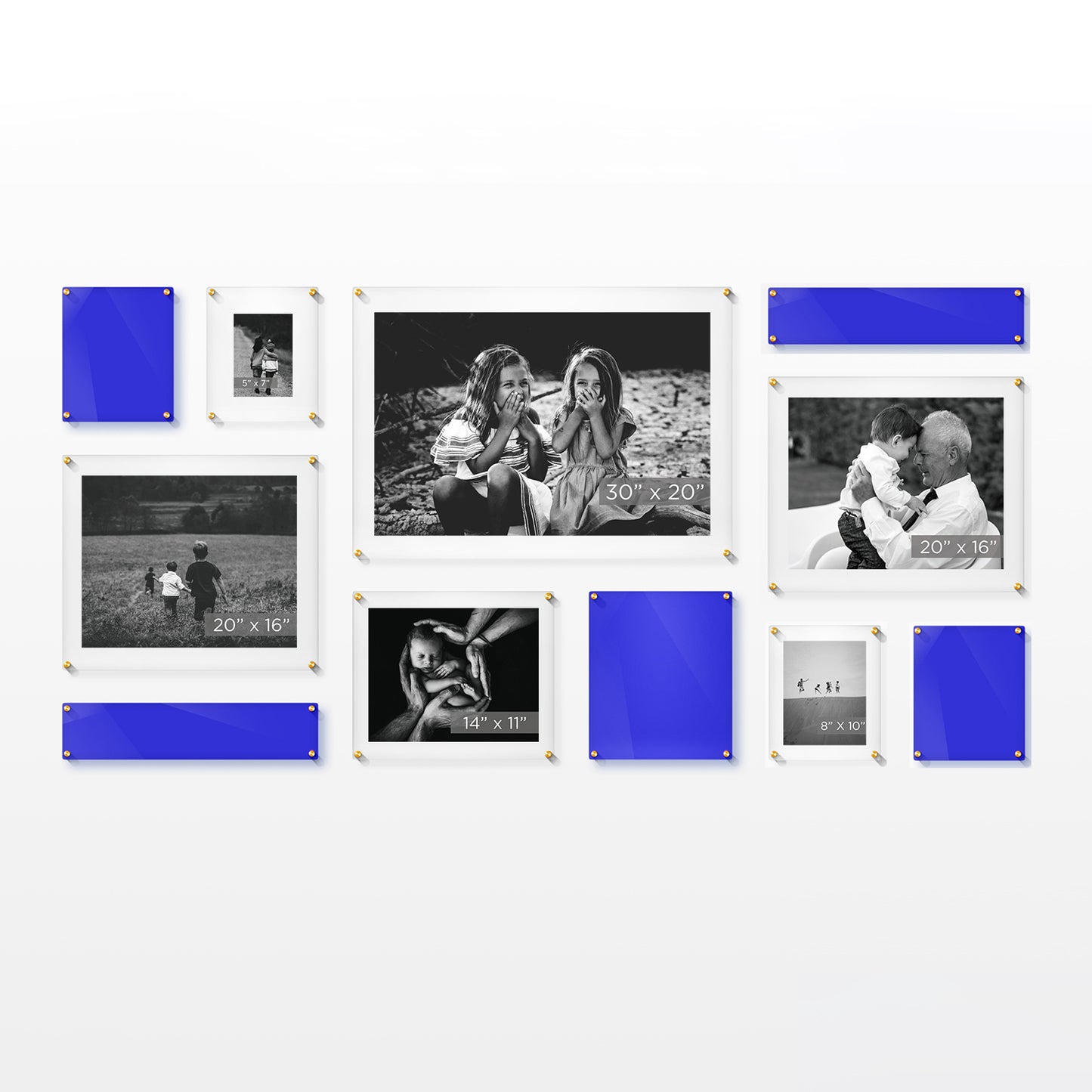 Mondrian 85" Double Panel Wallscape | UV Grade