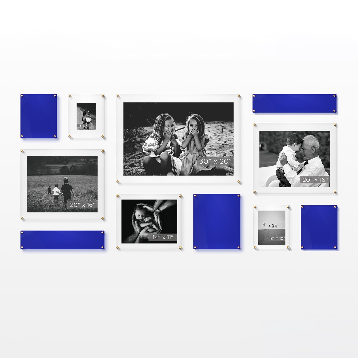 Mondrian 85" Double Panel Wallscape | UV Grade