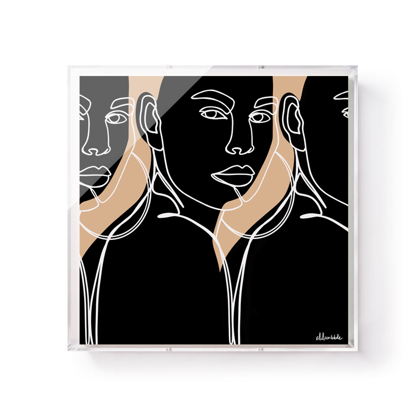 Sample Sale Framed Art in a Shadowbox