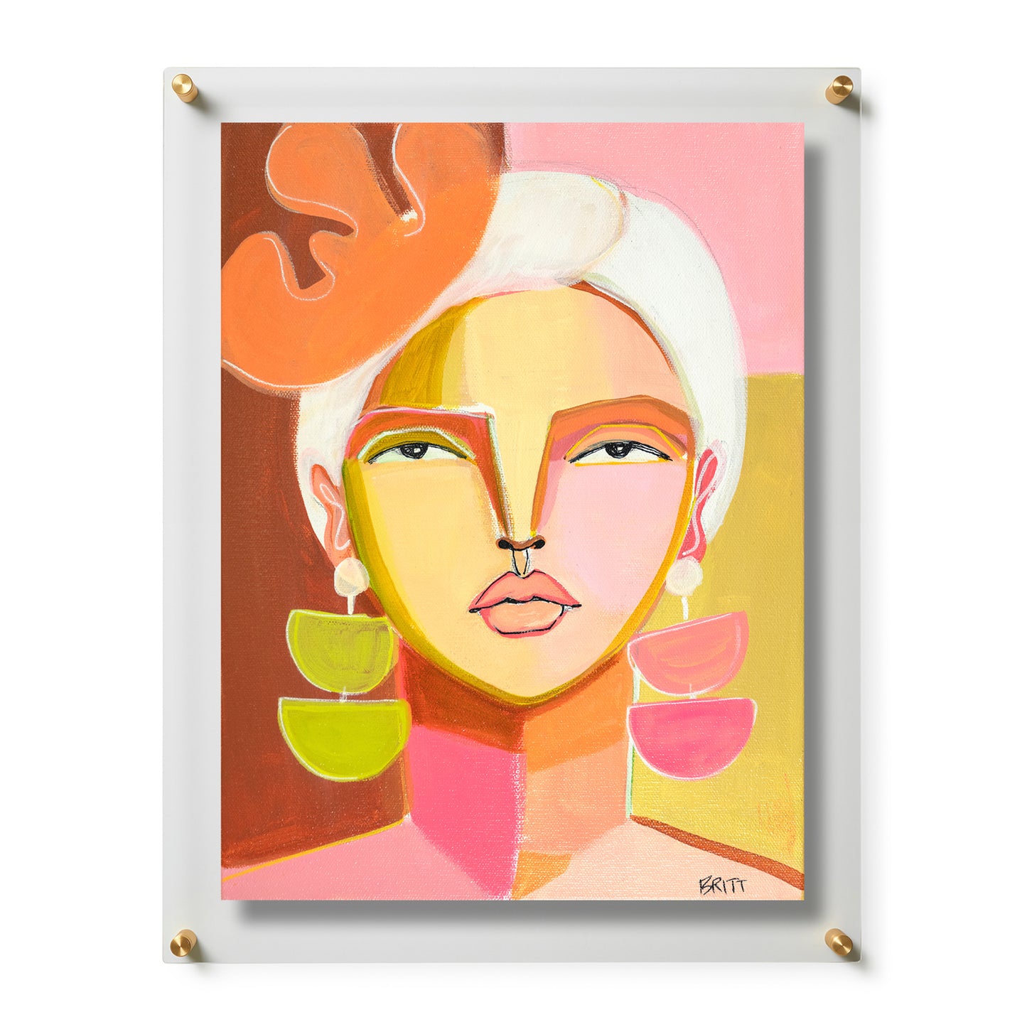 Sample Sale Framed Art in Double Panel Frames