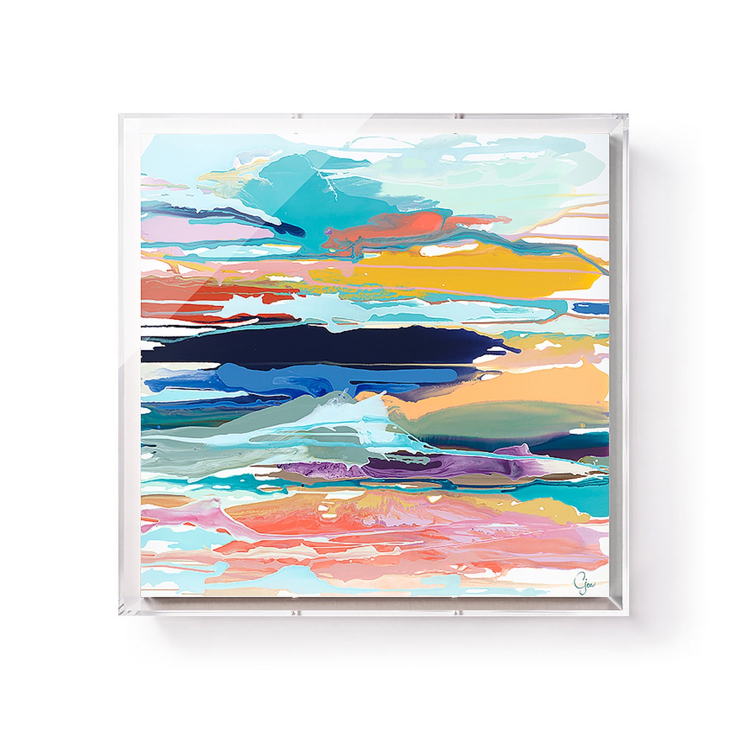 Sample Sale Framed Art in a Shadowbox