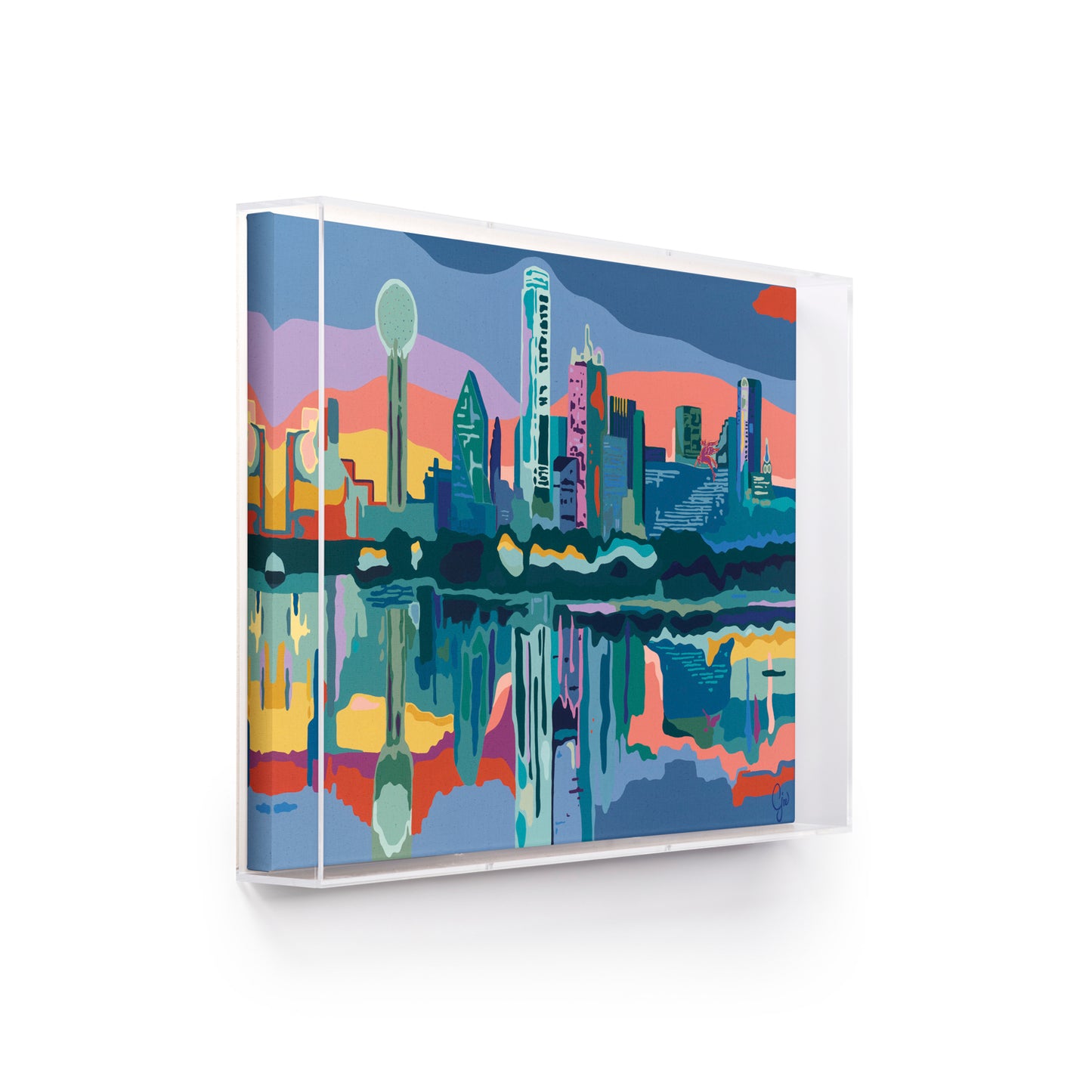 Dallas Skyline by Carolyn Joe
