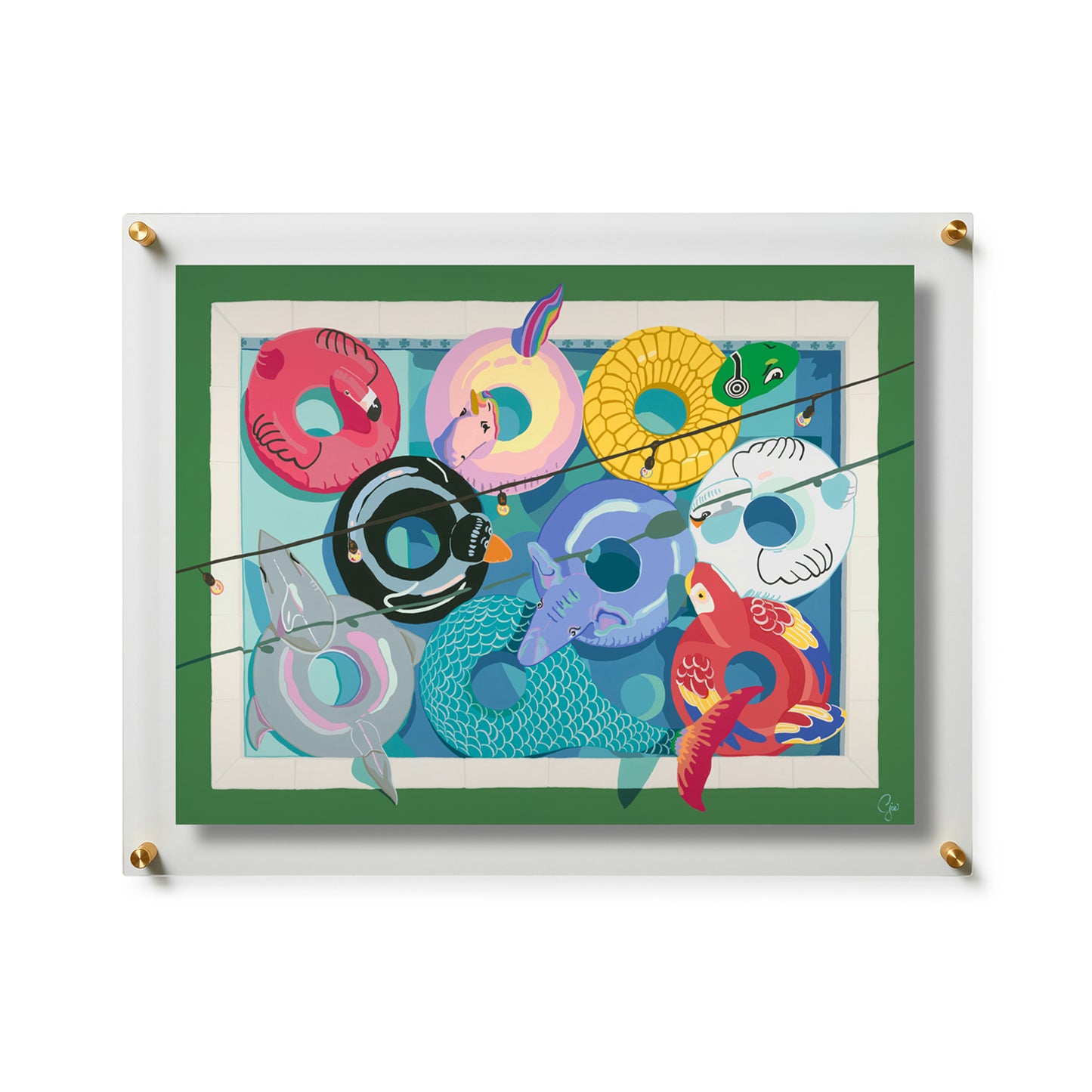 Fine Art Print / 24 x 18 / Gold