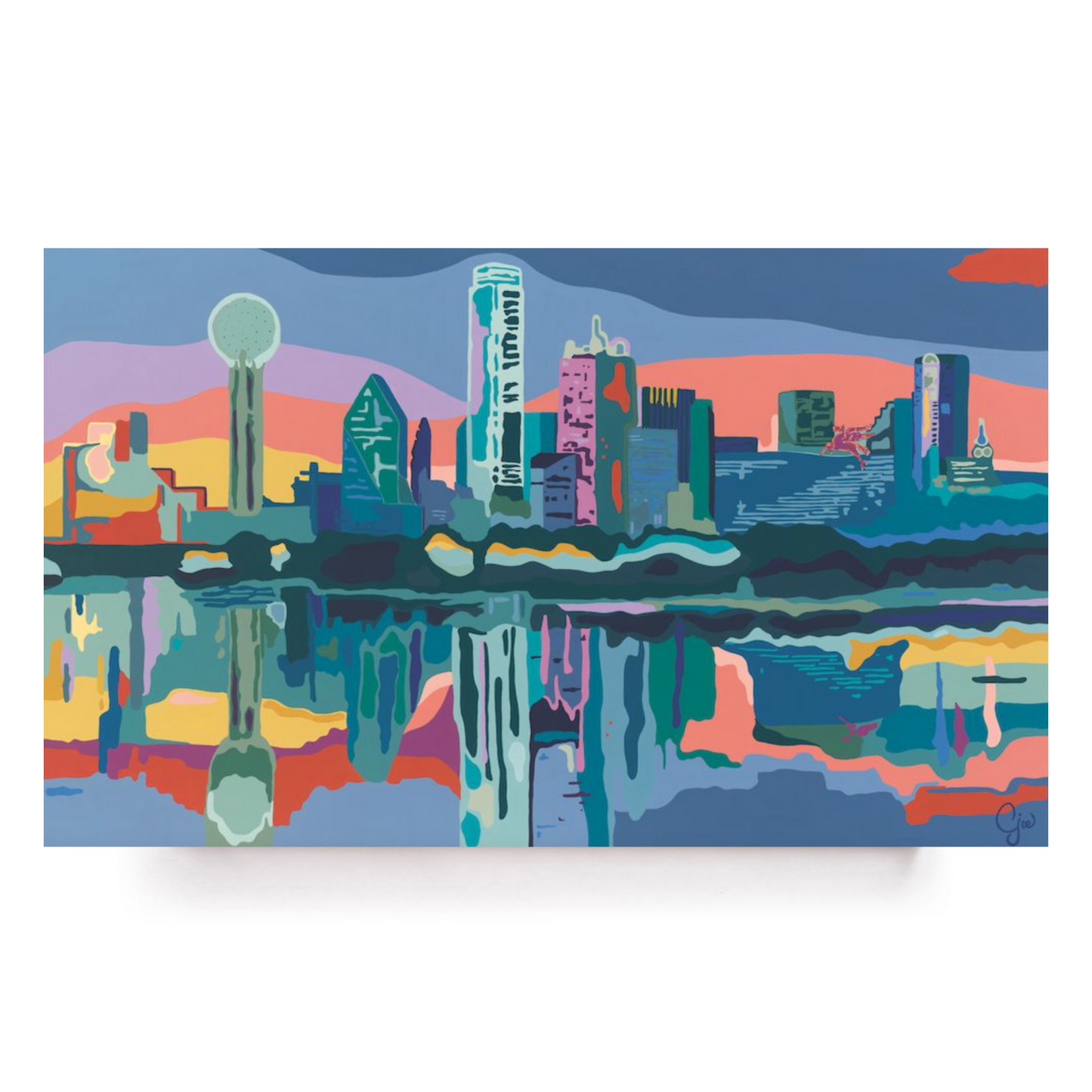 Dallas Skyline by Carolyn Joe