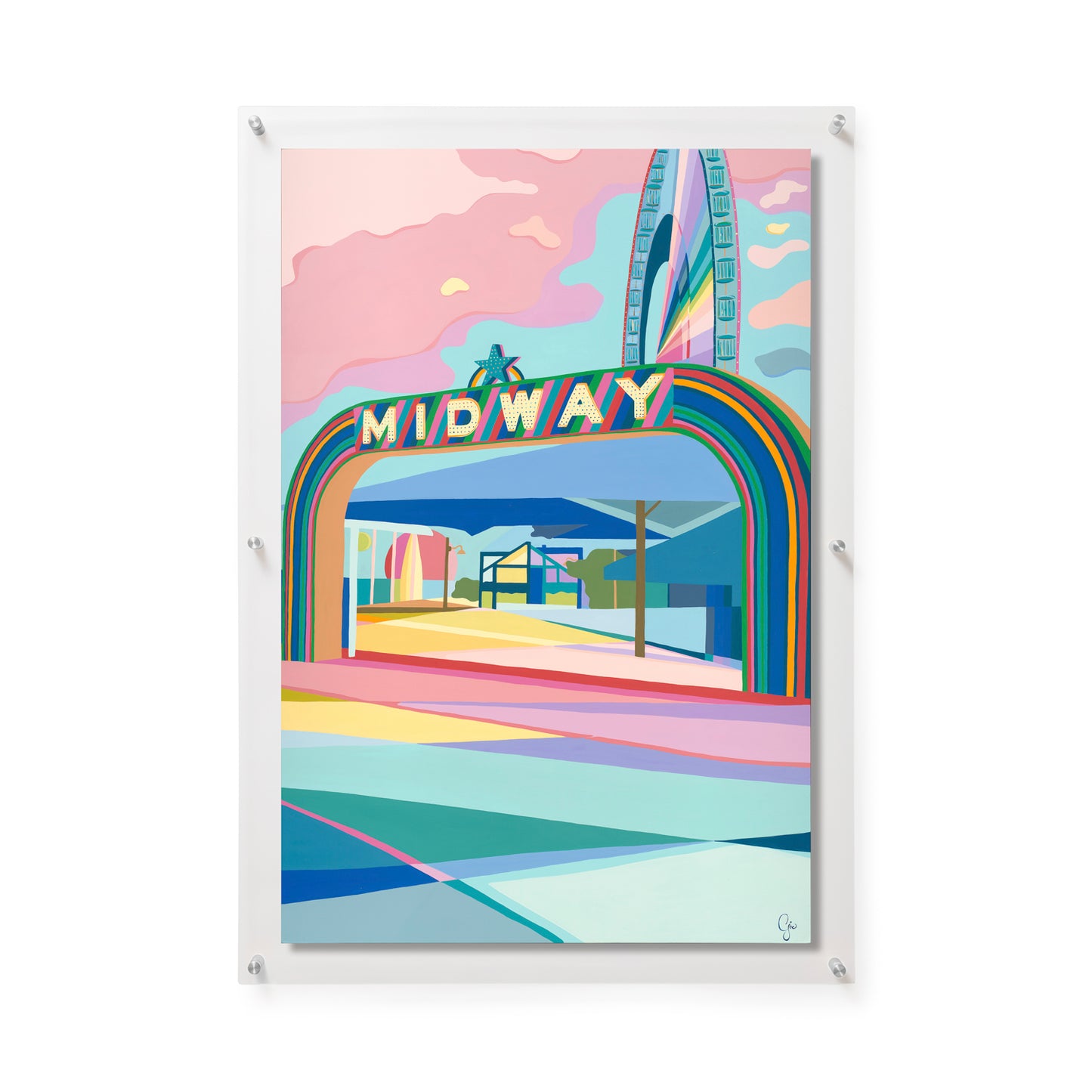 Fine Art Print / 24 x 36 / Silver