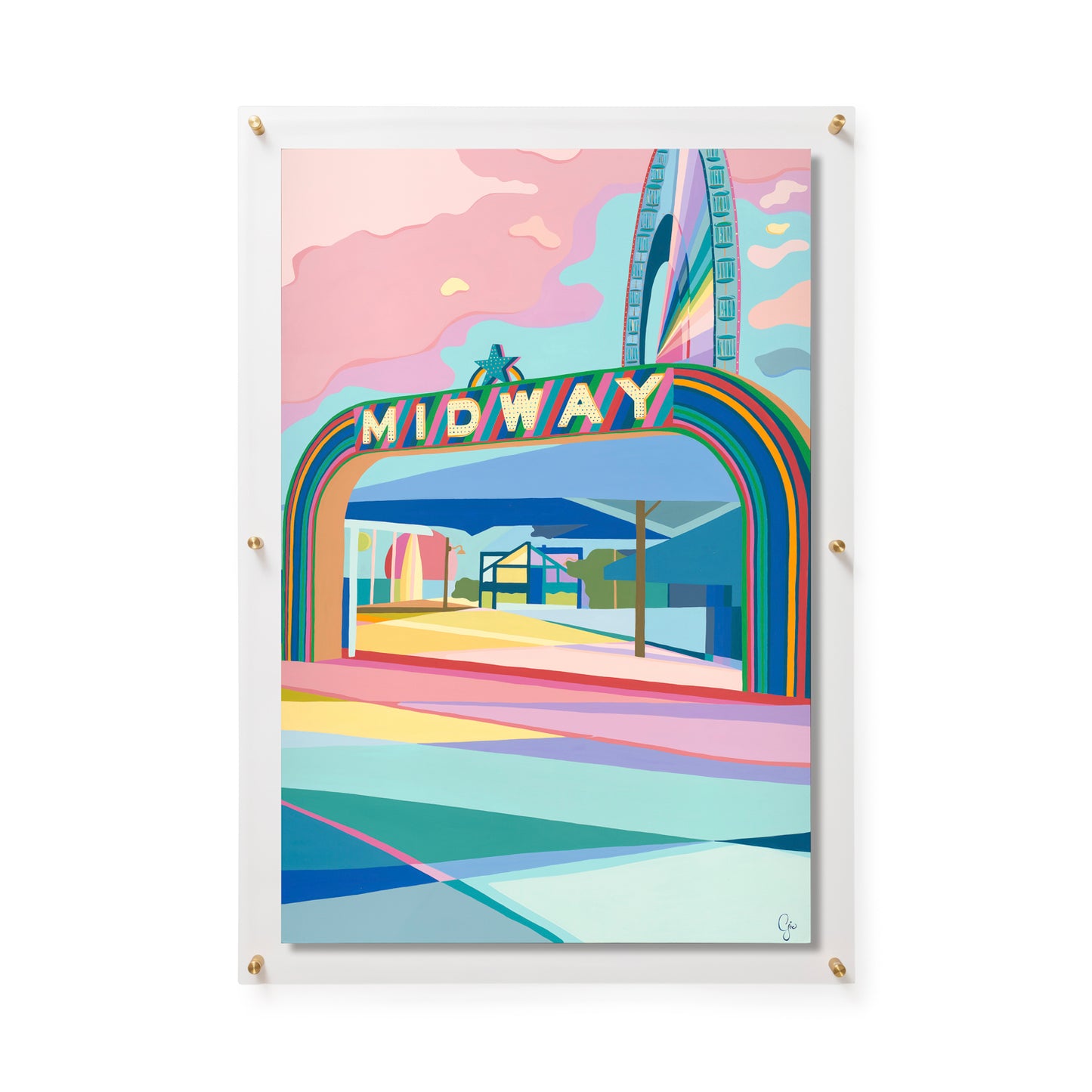 Fine Art Print / 24 x 36 / Gold