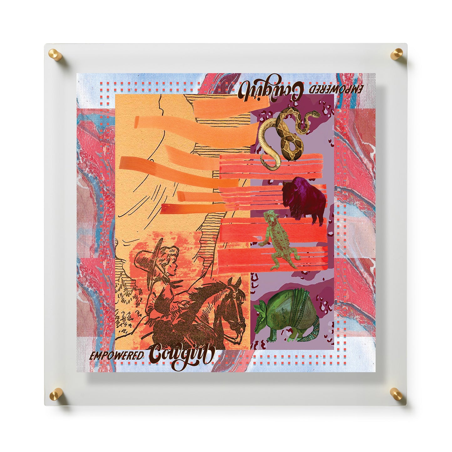 Fine Art Print / 28 x 28 / Gold