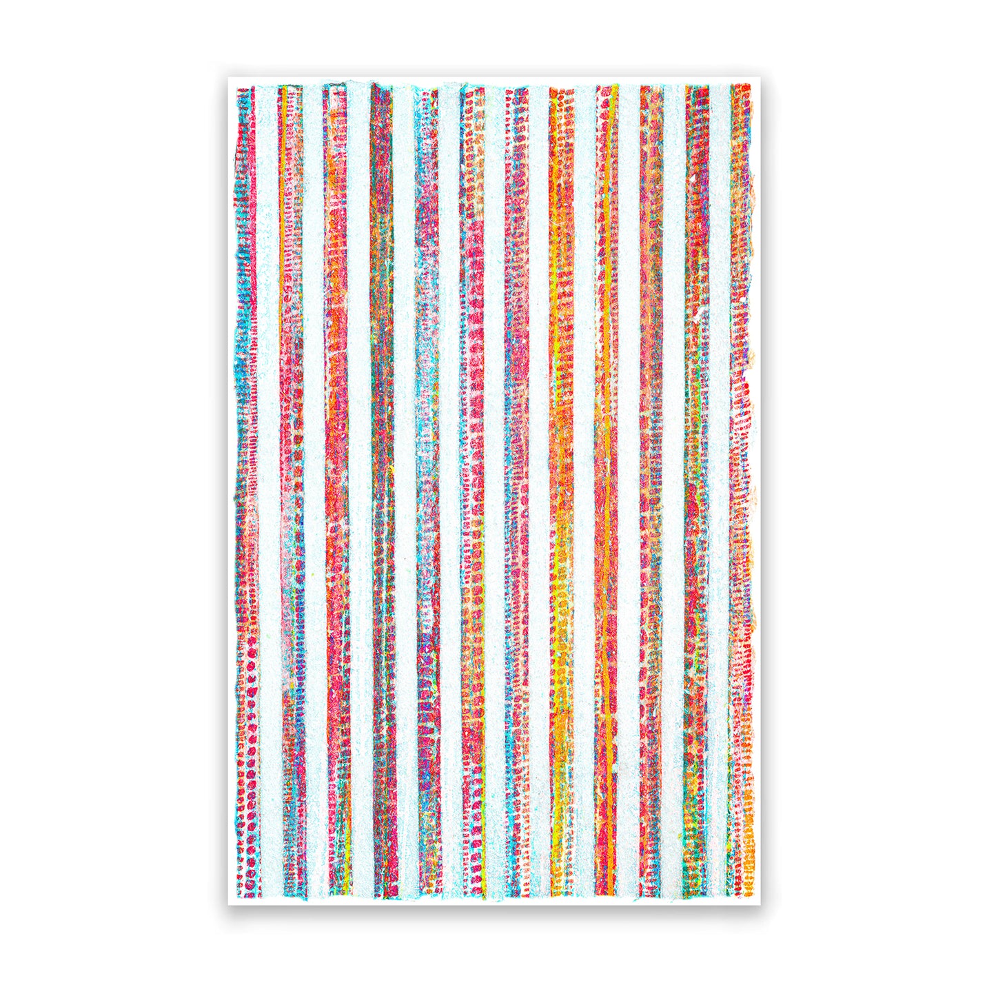 Sample Sale Canvas Art - Lineation No. 109 by Ingrid Ching (24x36x1" Embellished Canvas)
