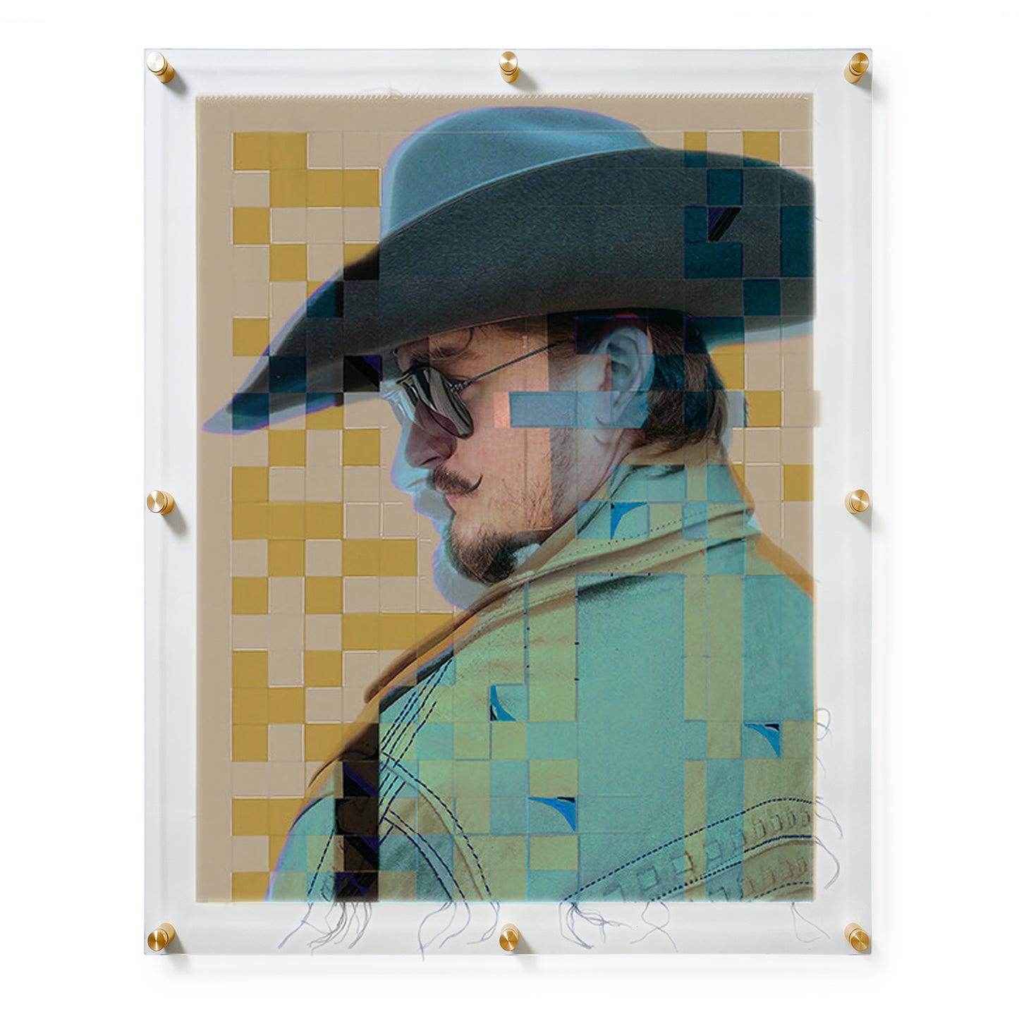 Cubist Cowboy in Blue (Limited Edition) by Joey Brock