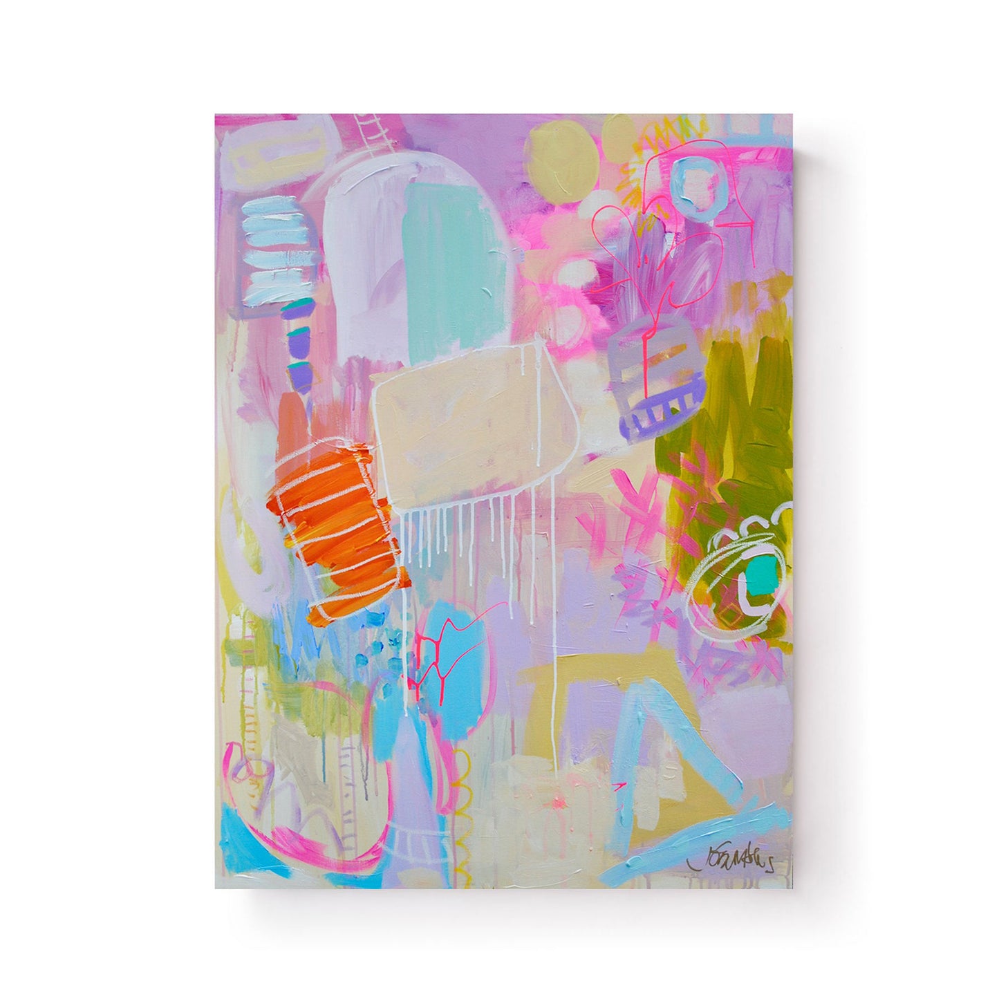 Sample Sale Canvas Art - Cassette Tapes by Jenny Grumbles (16x20x1" Canvas)