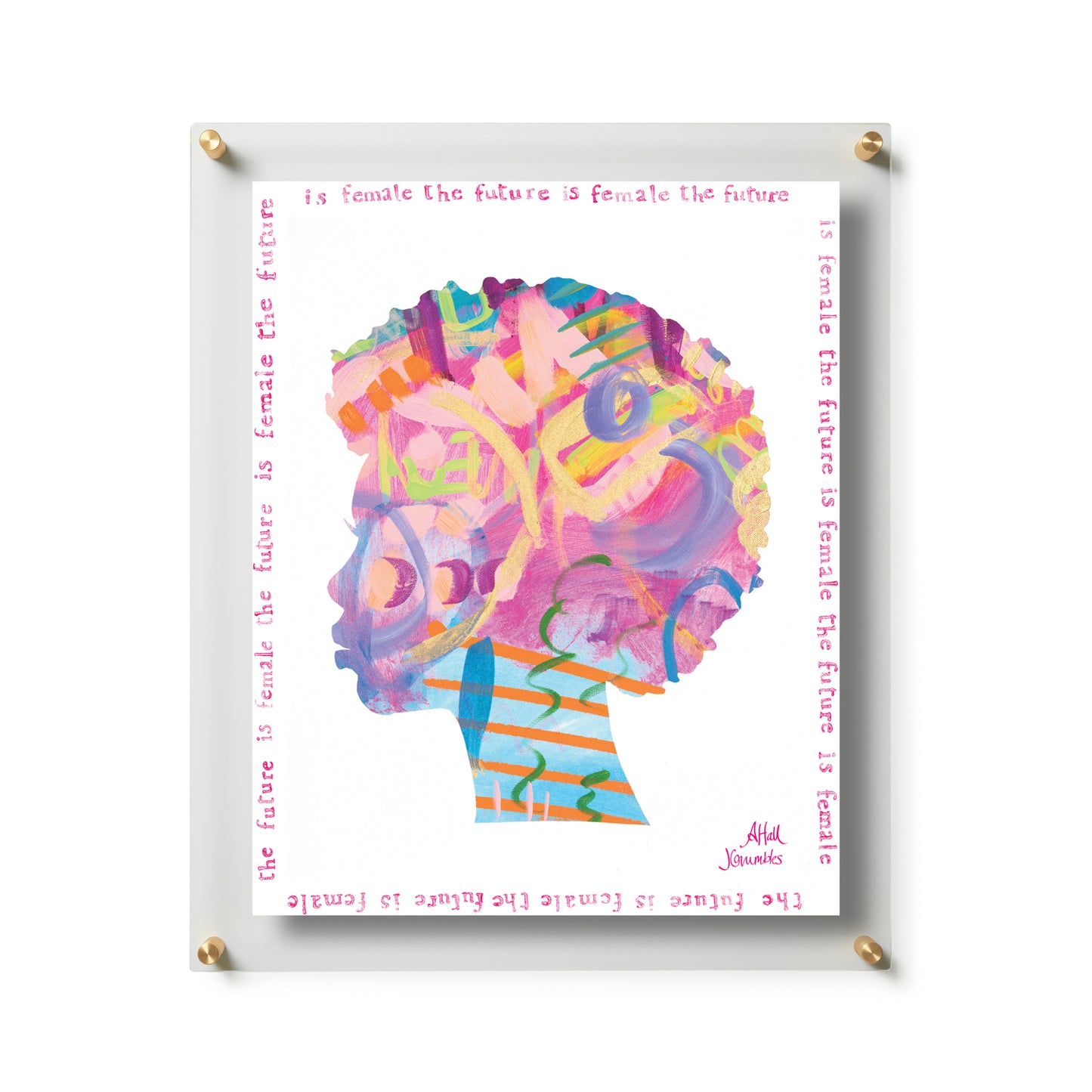 Fine Art Print / 16 x 20 / Gold