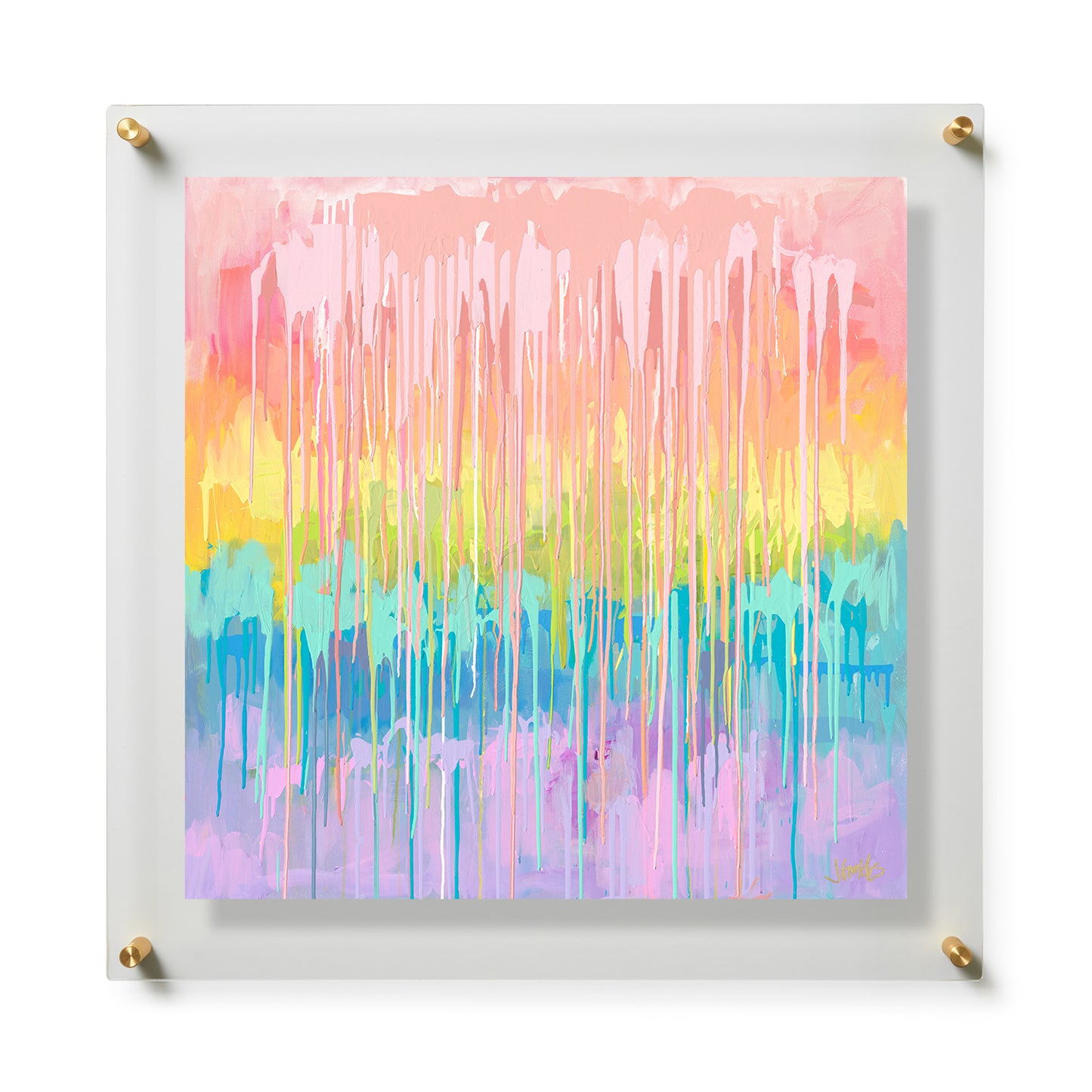 Fine Art Print / 28 x 28 / Gold