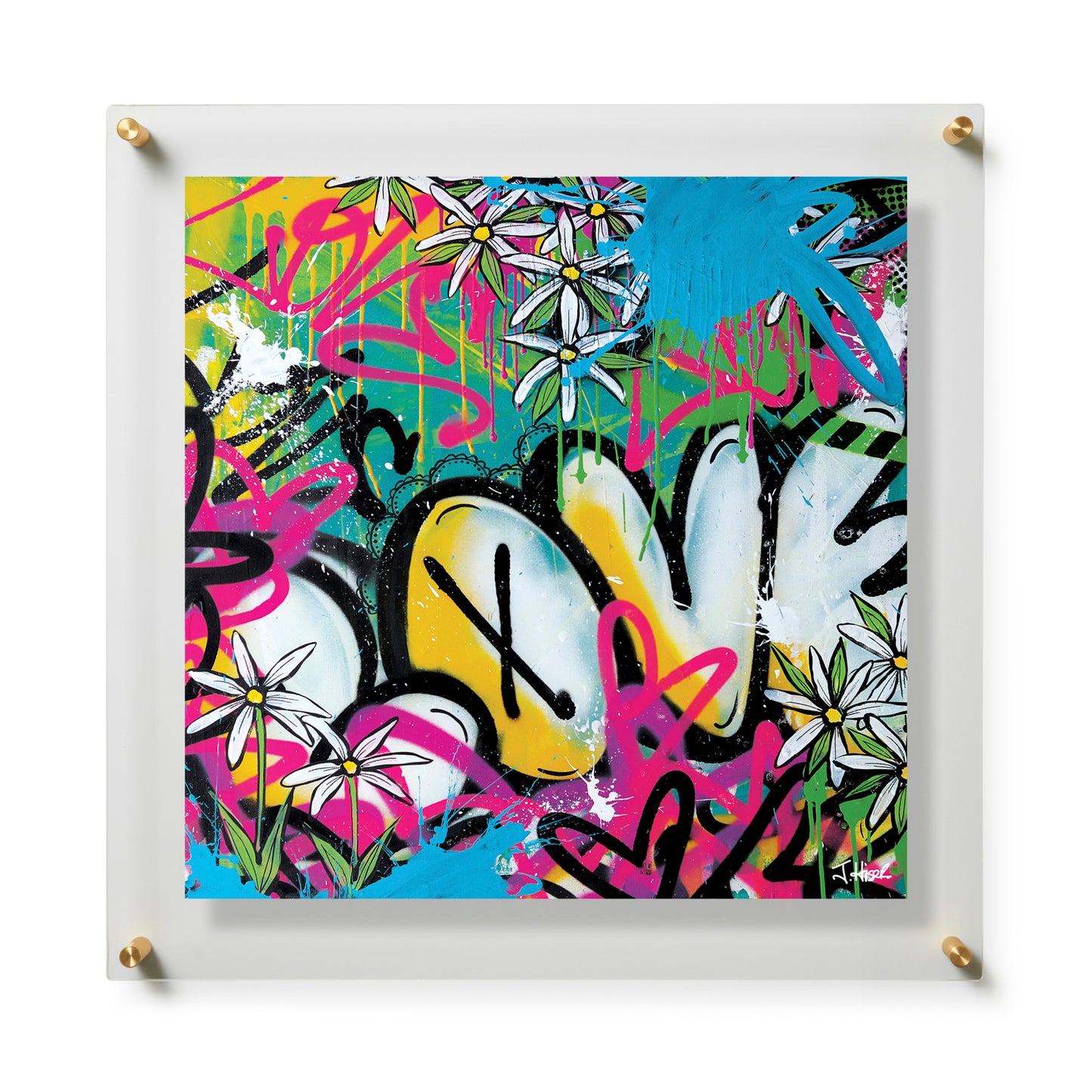 Fine Art Print / 28 x 28 / Gold