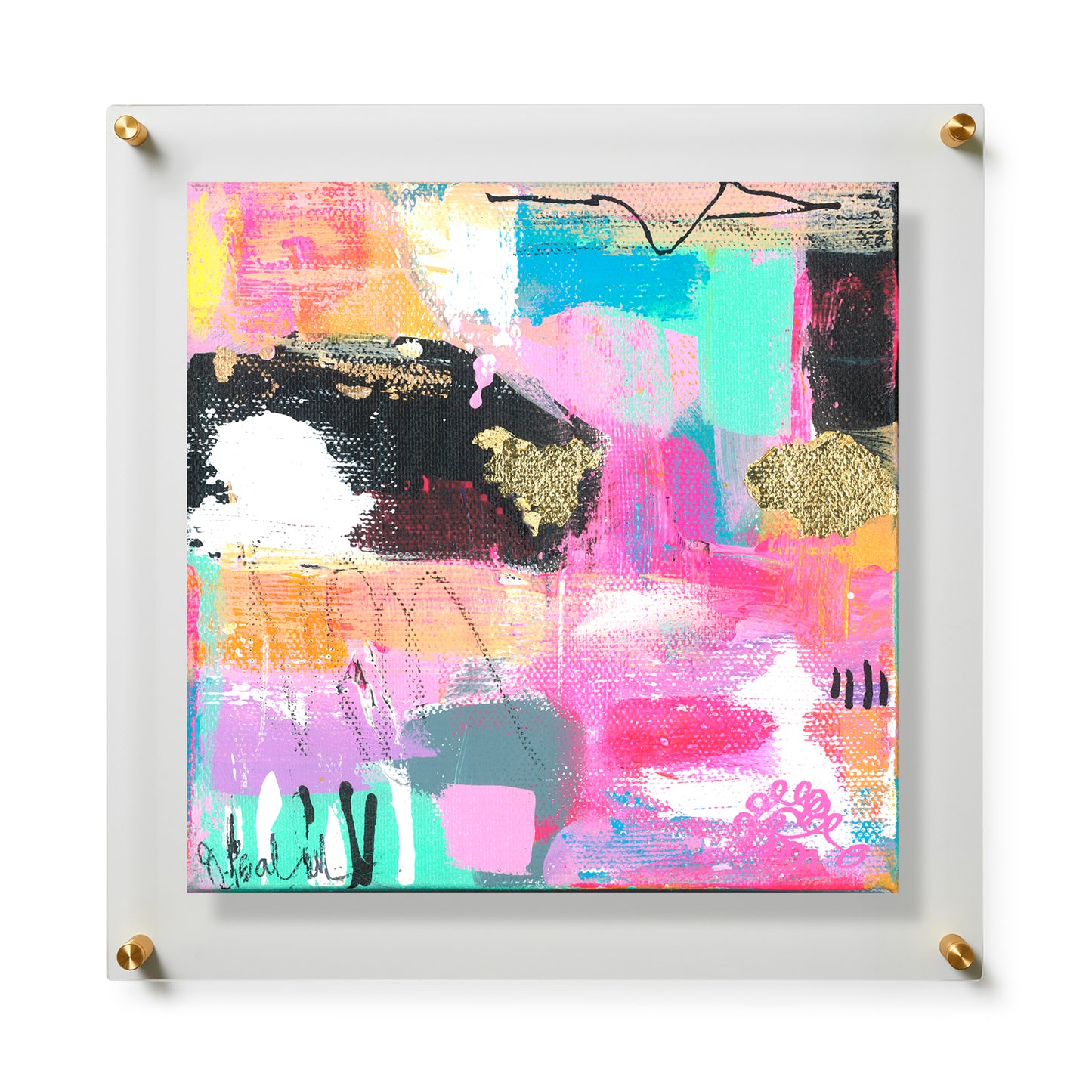 Fine Art Print / 28 x 28 / Gold