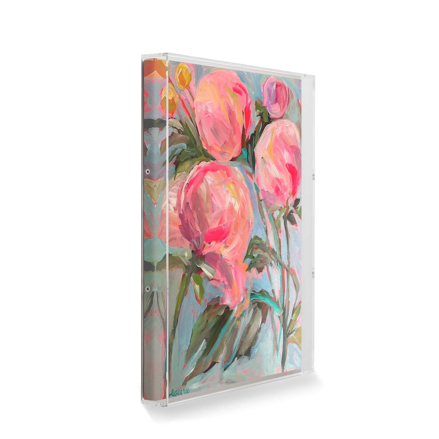 Peonies in the Back by Leslie Cannon