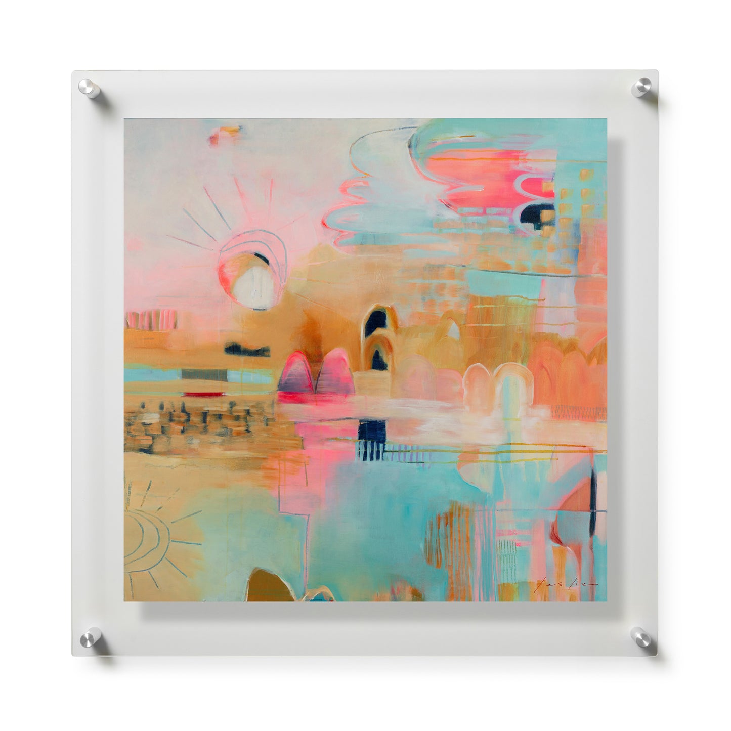 Fine Art Print / 28 x 28 / Silver