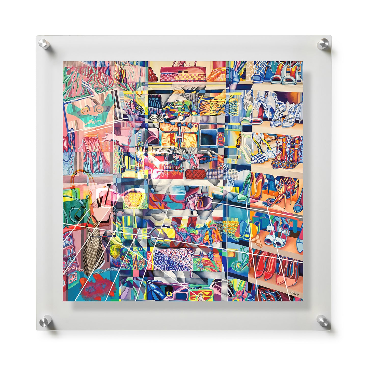 Fine Art Print / 28 x 28 / Silver