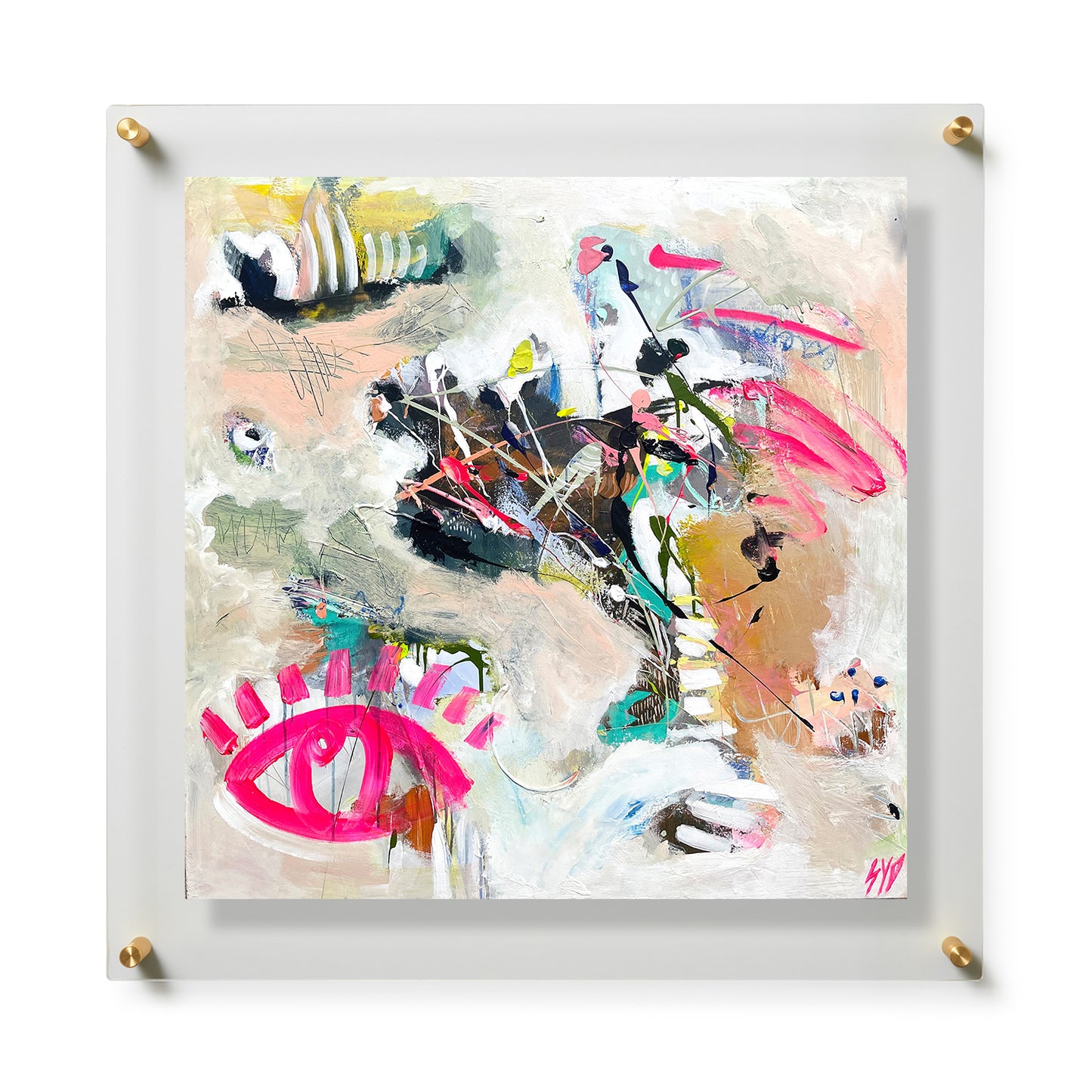 Fine Art Print / 28 x 28 / Gold