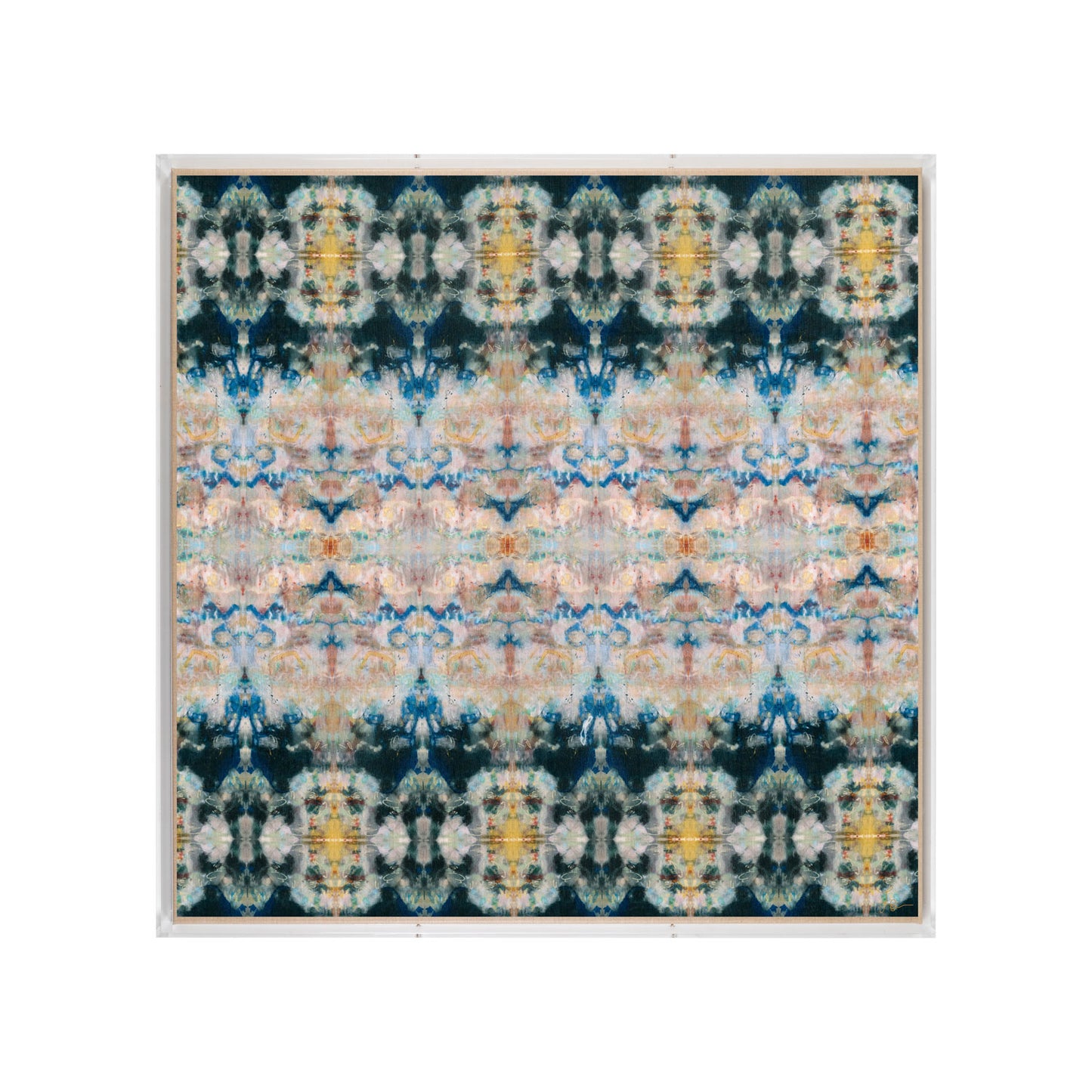 Sample Sale Canvas Art - Double Time Stretched Scarf by Lori Johnson (36x36x1" Canvas)