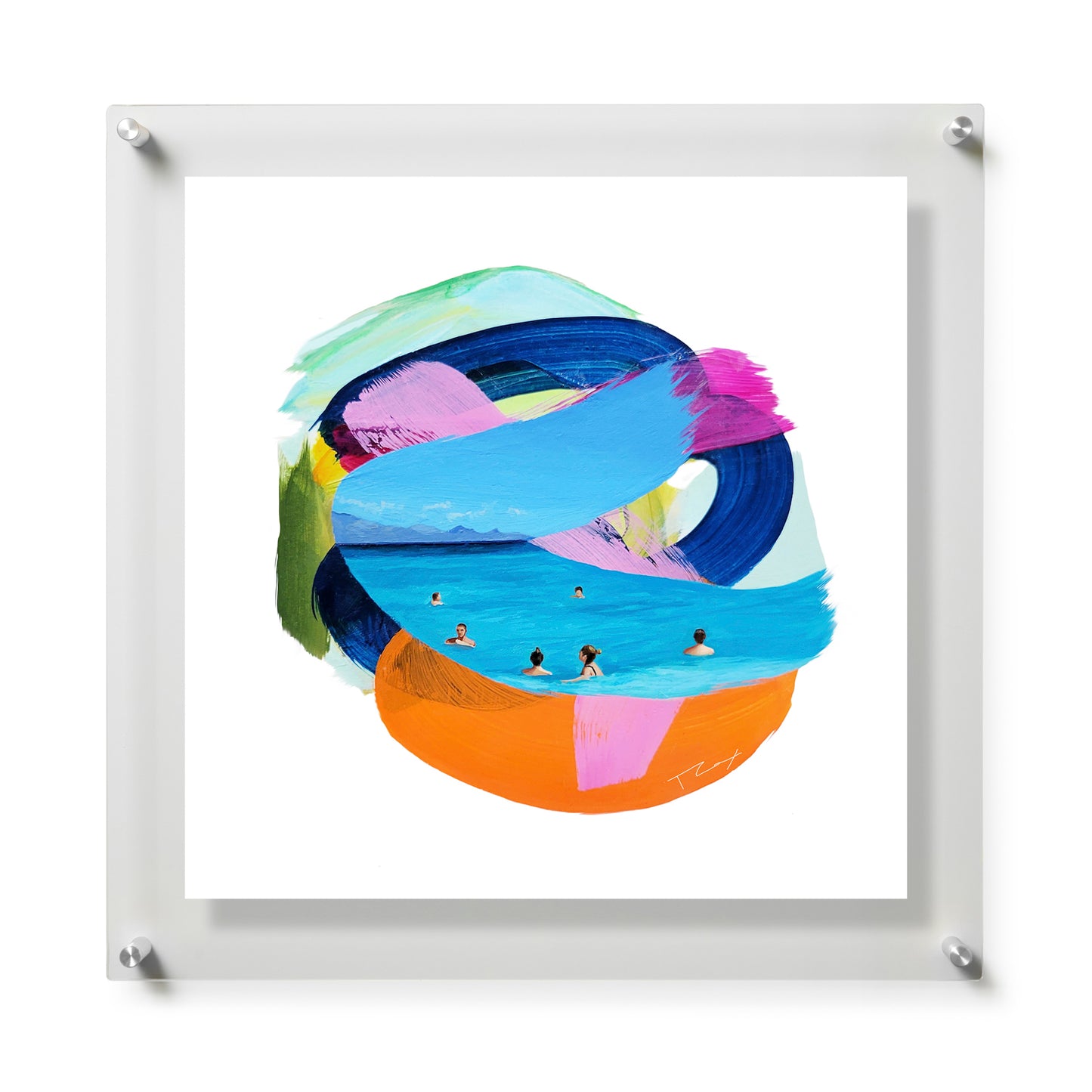 Fine Art Print / 28 x 28 / Silver
