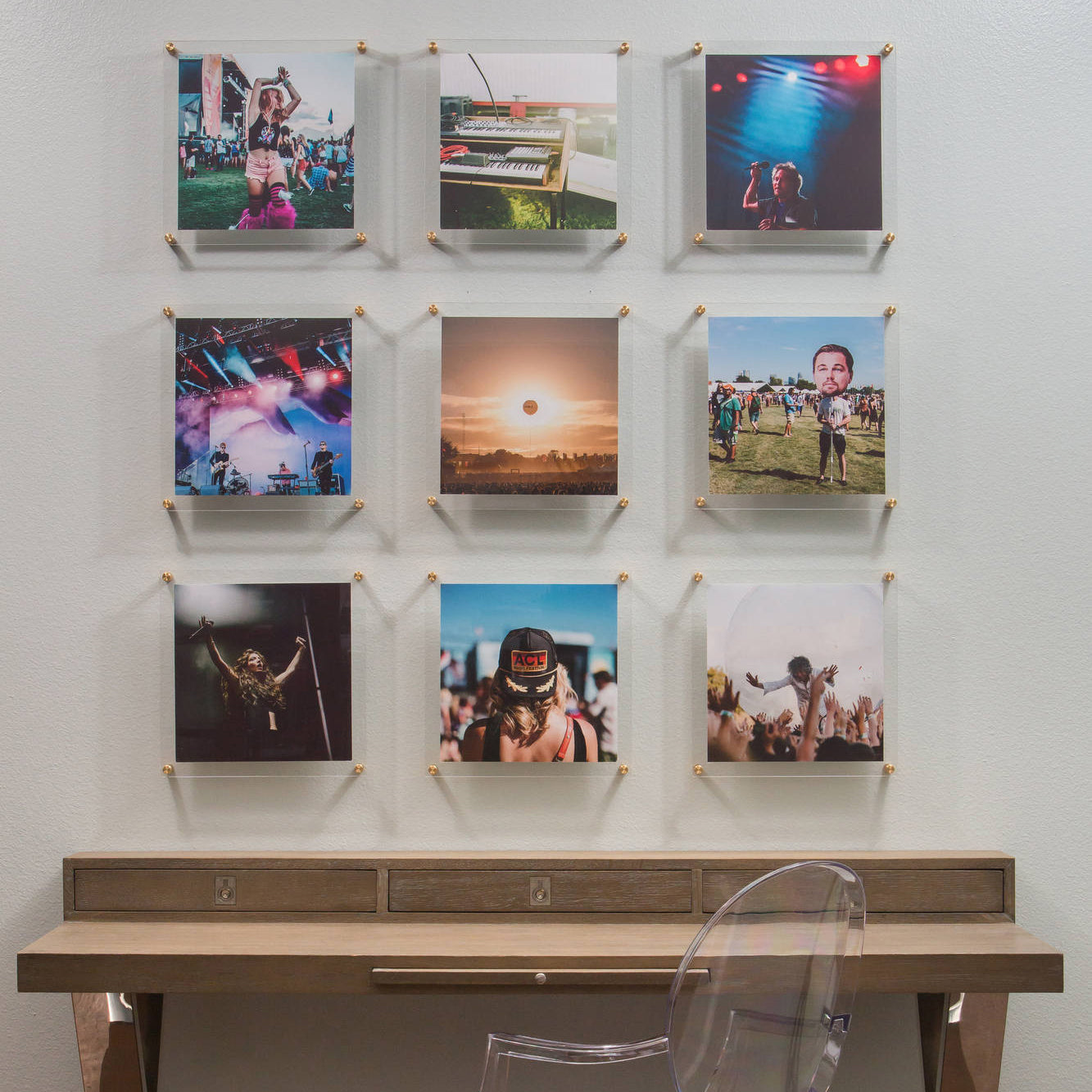 12x12" Modern UV-Grade Acrylic Floating Wall Frame