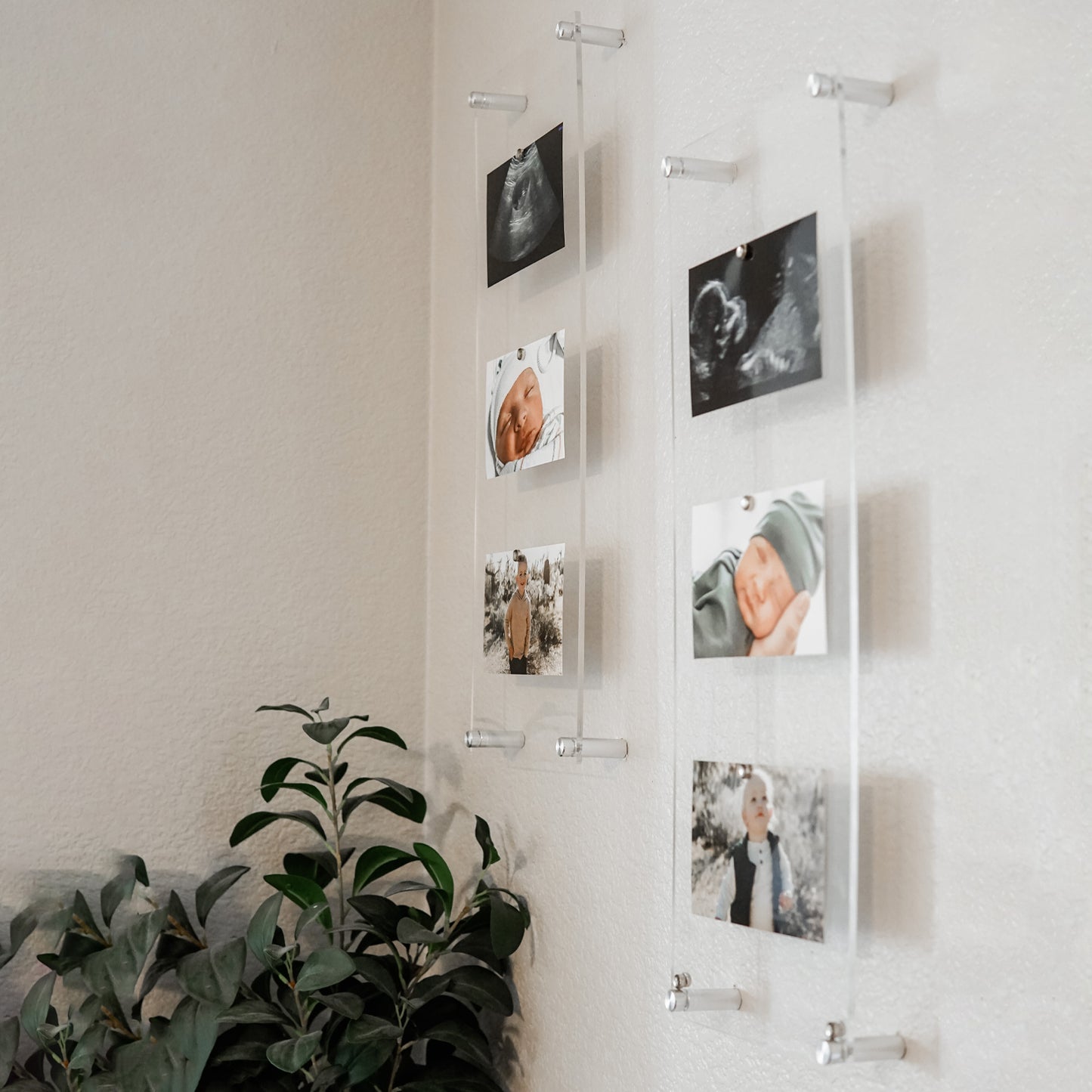 Single Panel Acrylic Magnet Wall Frame