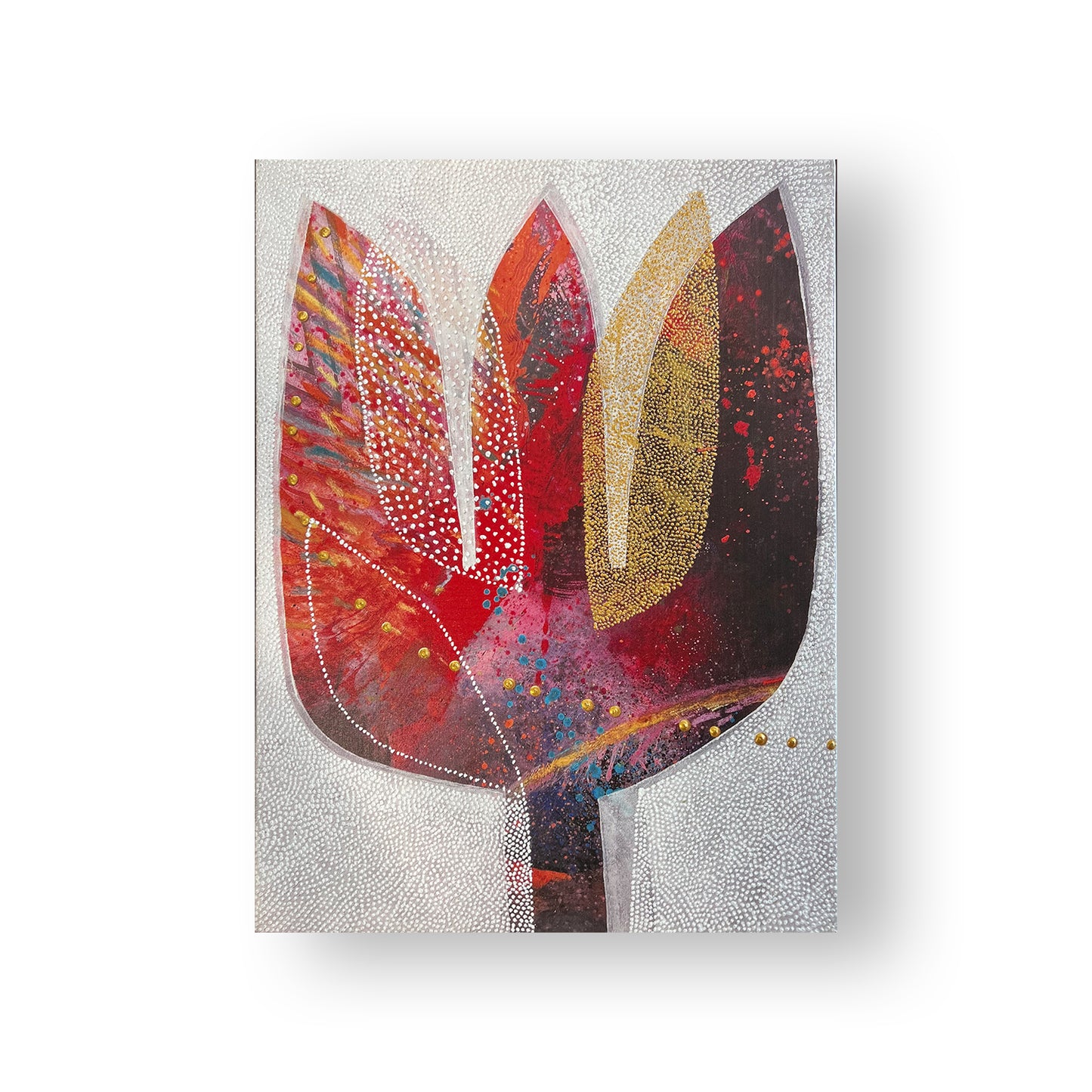 Sample Sale Canvas Art - Tulip by Sandra Starling (18x24x1" Embellished Canvas)