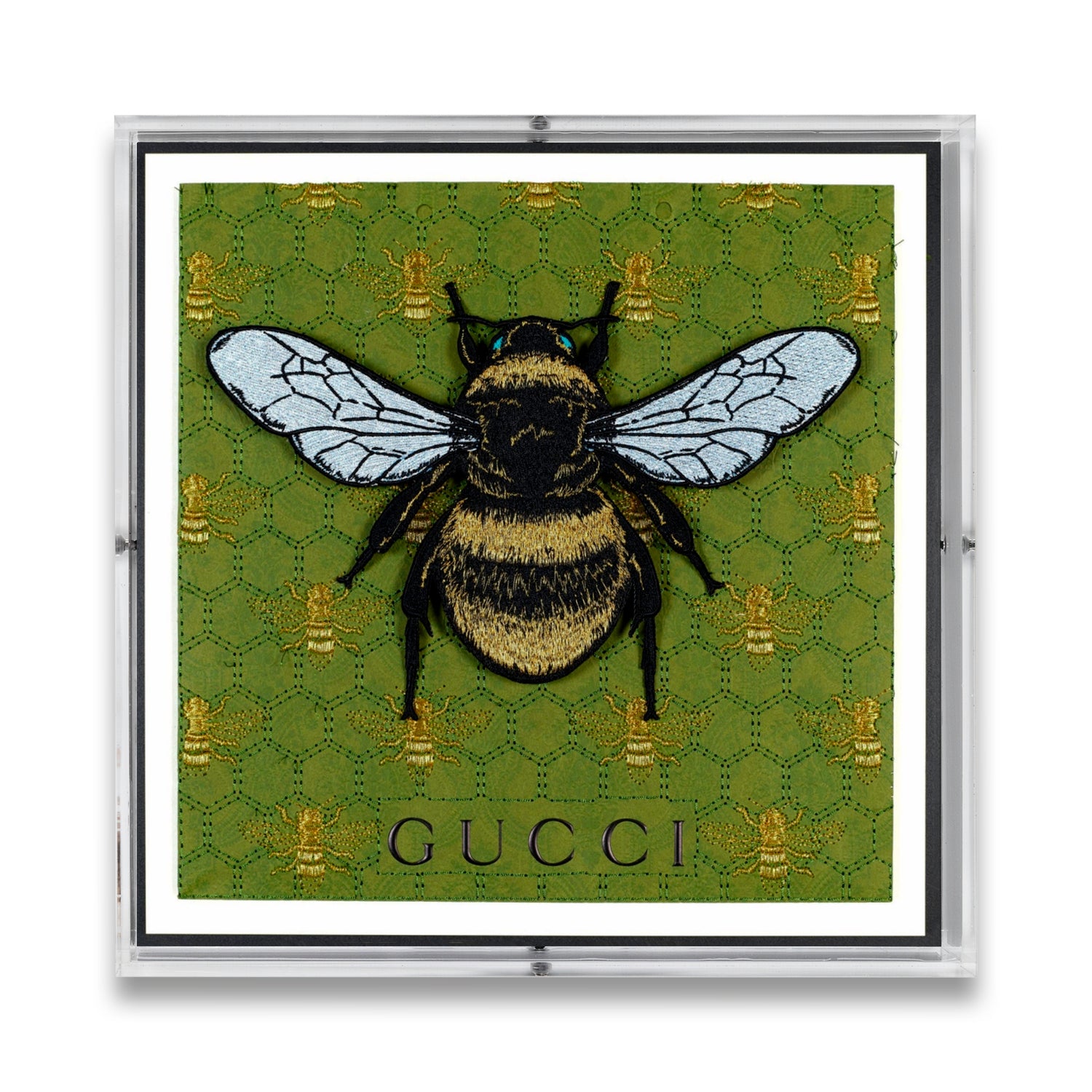 Gucci Green Honey by Stephen Wilson (12x12x2")