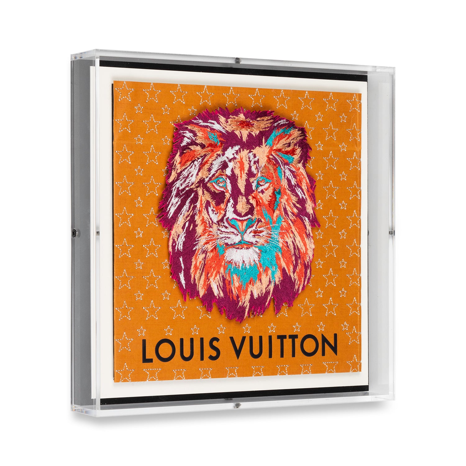 Louis Vuitton Pink Strength by Stephen Wilson 12x12x2