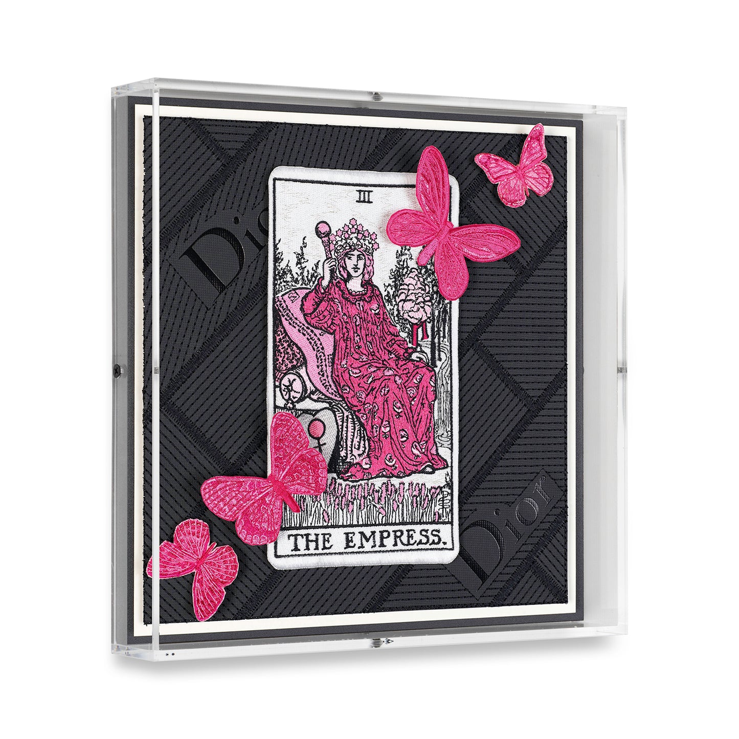 Dior The Empress Tarot Card by Stephen Wilson (12x12x2")