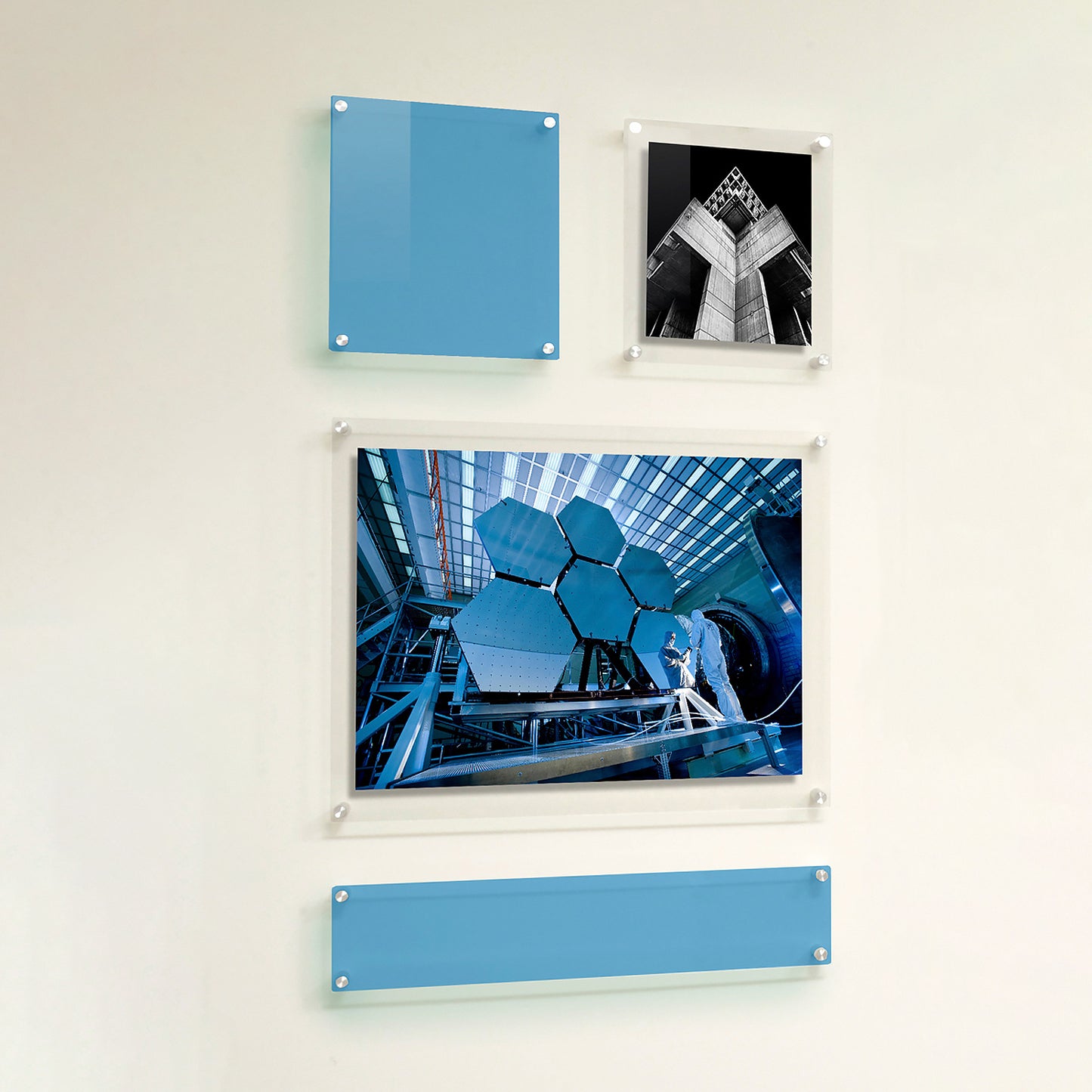 Mini Mondrian 23" Double Panel Wallscape | UV Grade