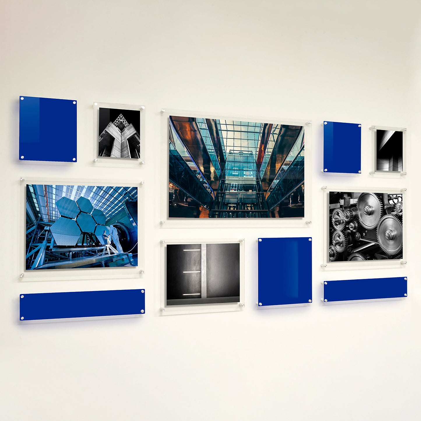 Mondrian 85" Double Panel Wallscape | UV Grade