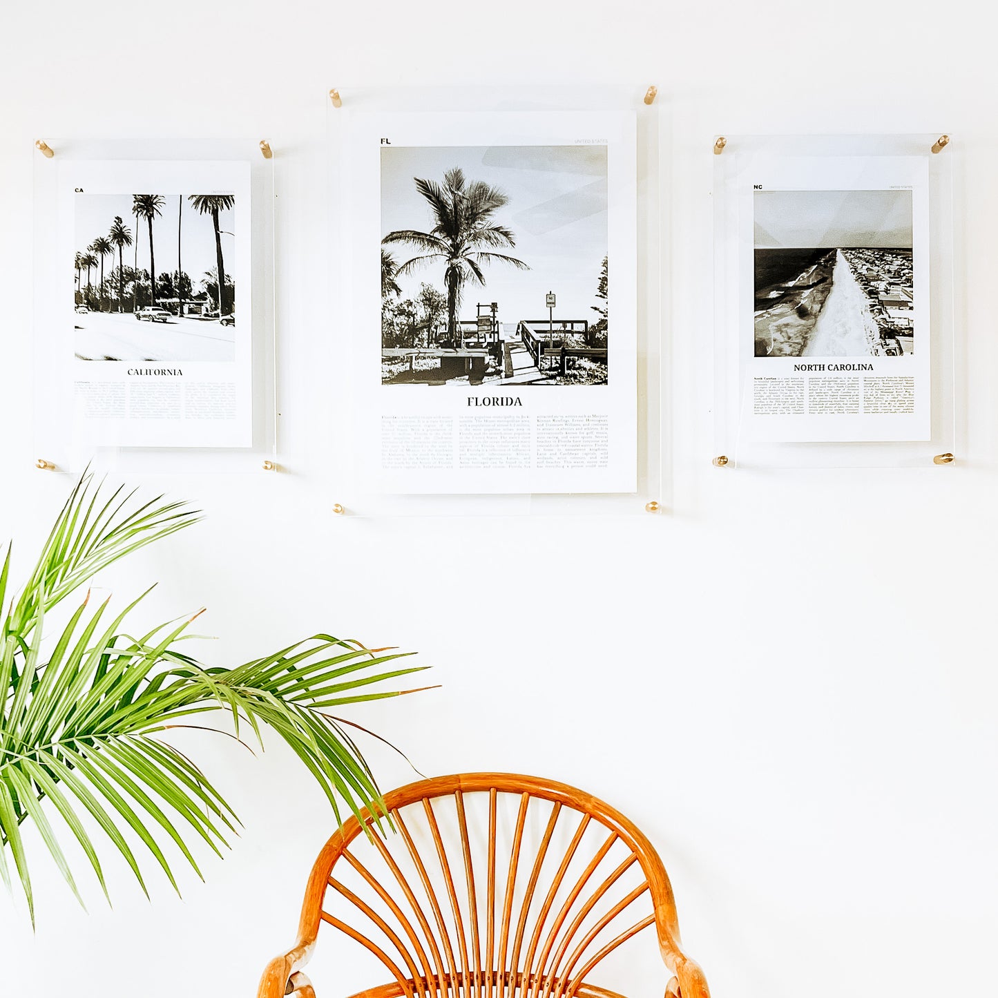 Double Panel "Triplo" Set of 3 Frames