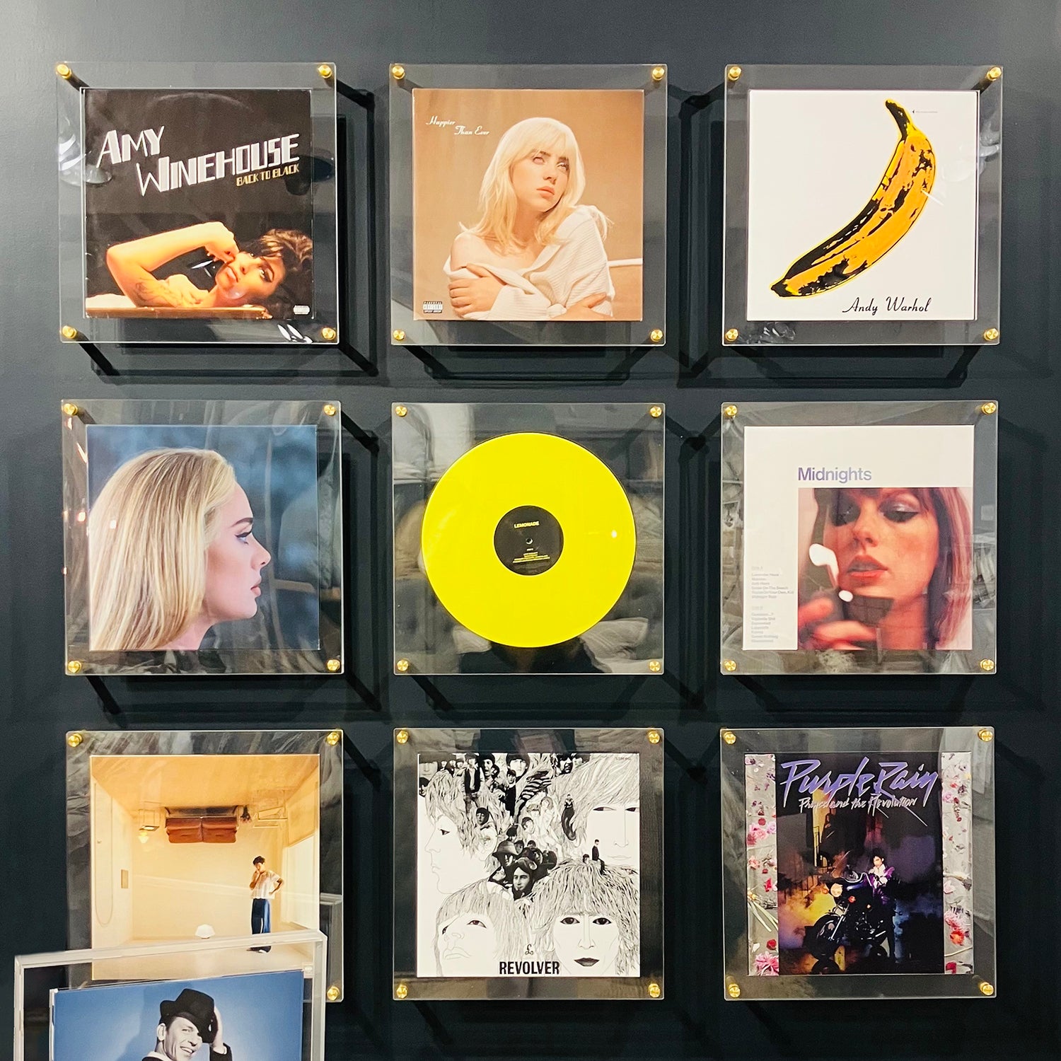 Set of 9 Record Frames Gallery Wall