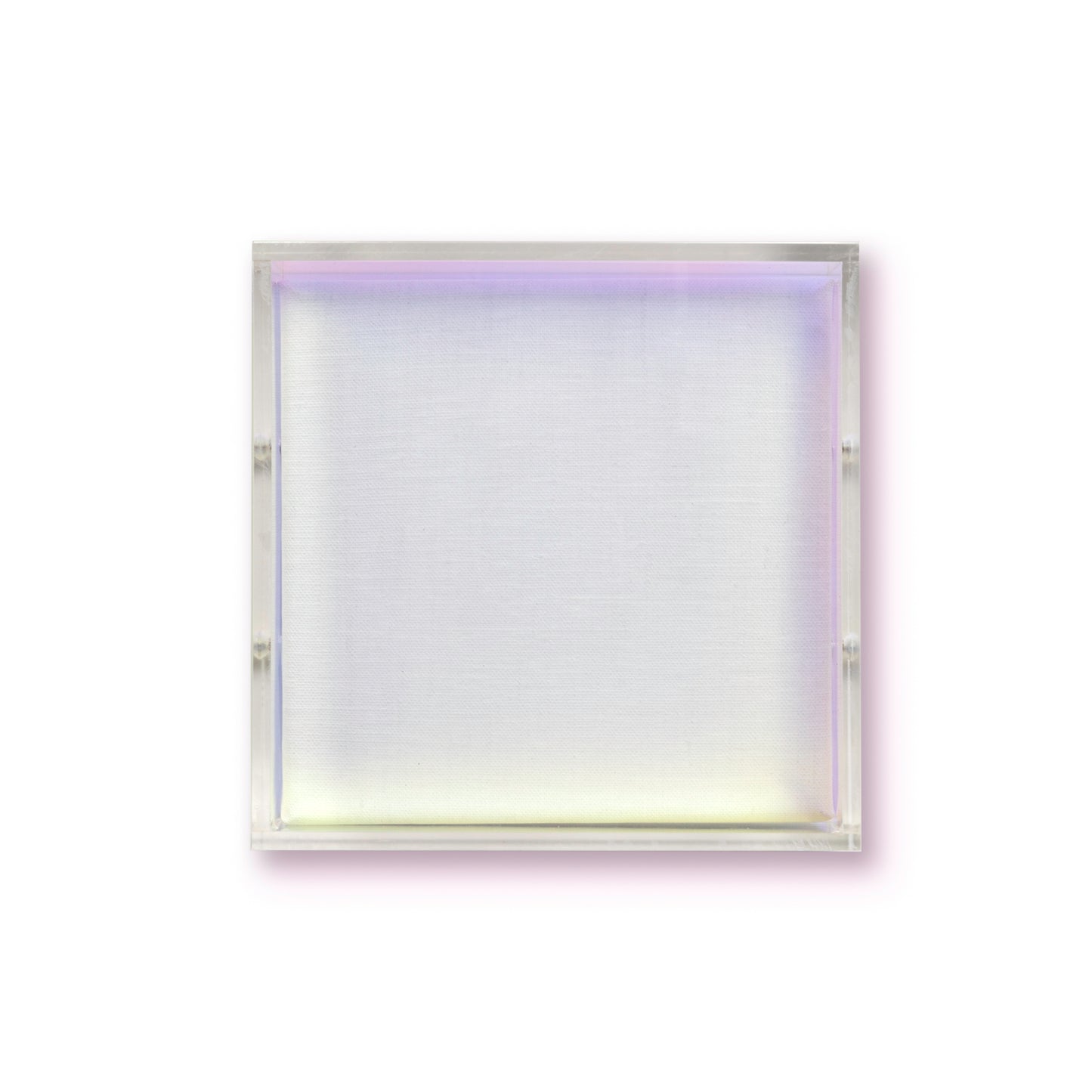 Case Pack of Rainbow Acrylic Shadowbox with White Canvas