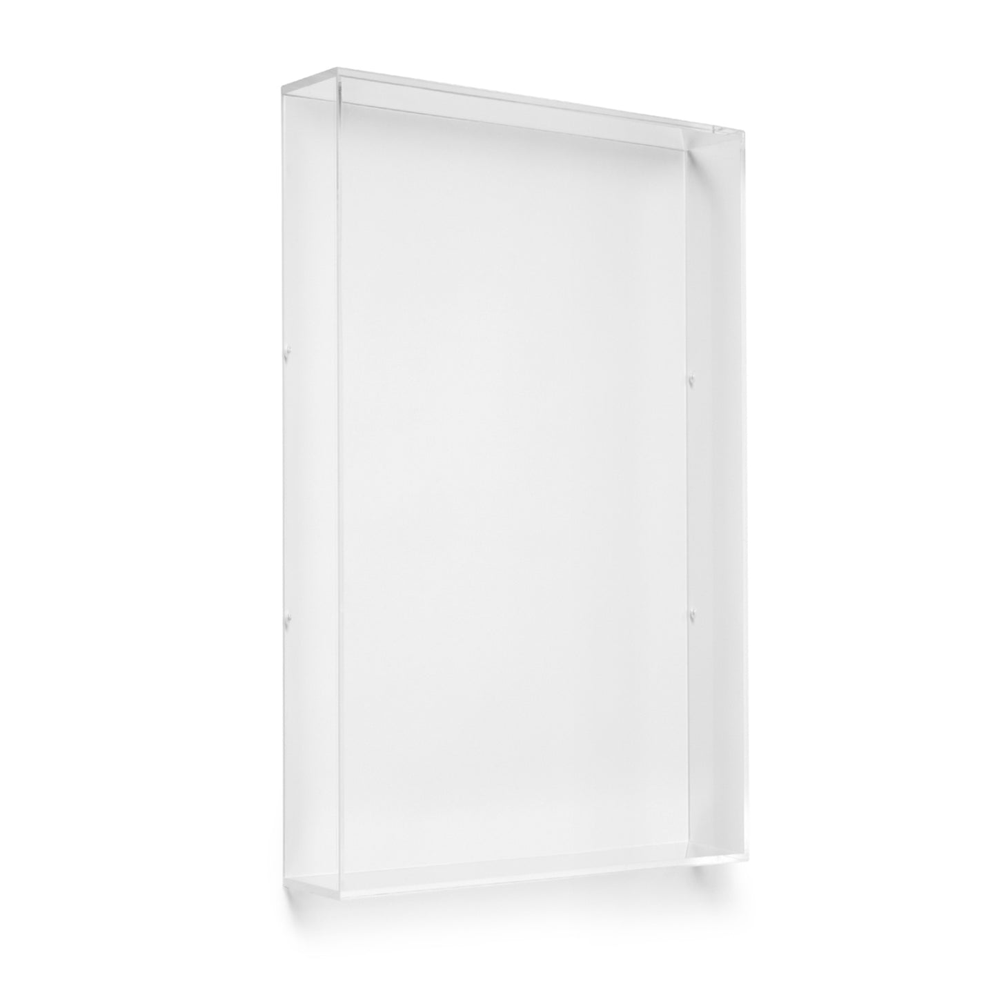 Case Pack of Backless Acrylic Shadowboxes 2" Depth | UV Grade