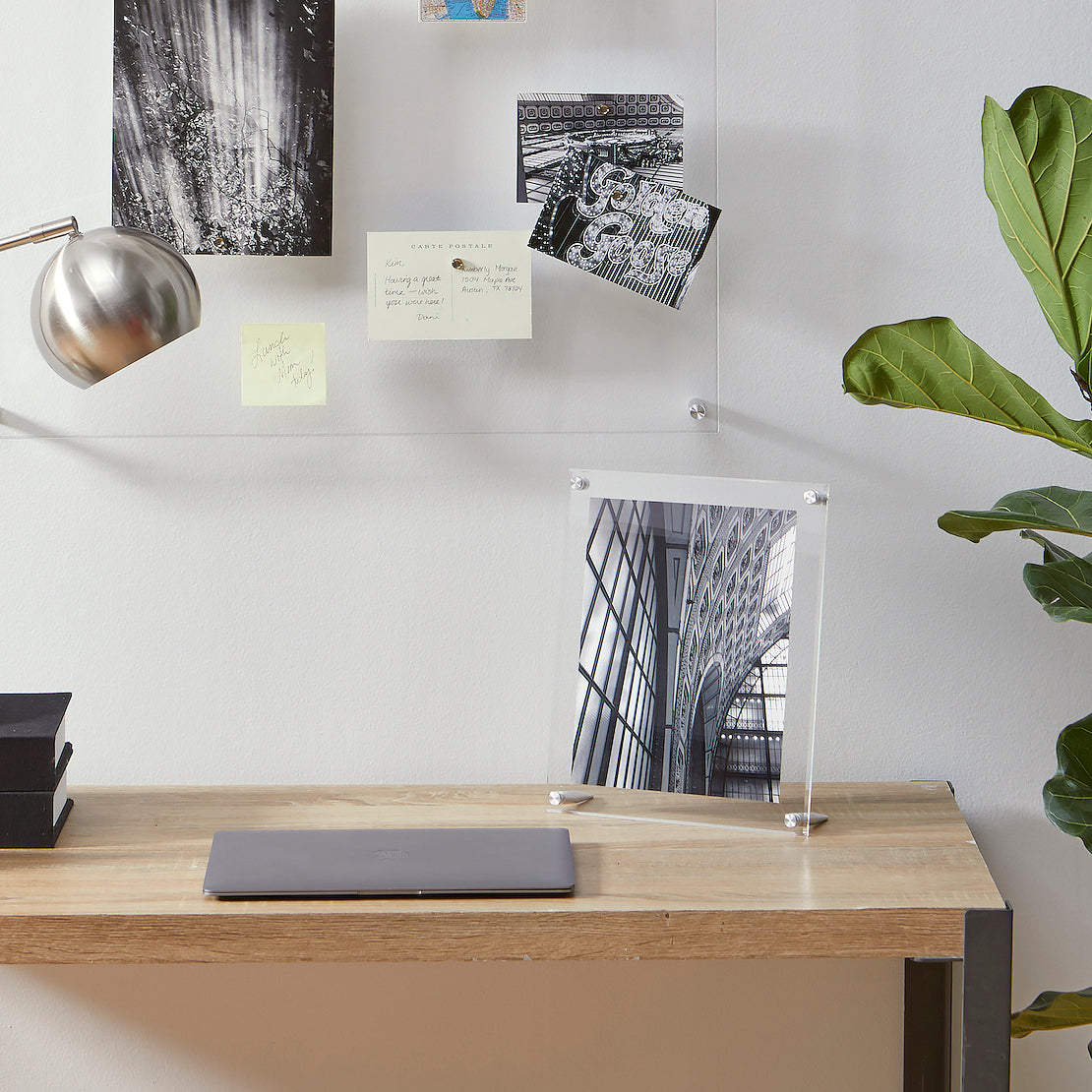 Acrylic Bevel Tabletop Float Frames